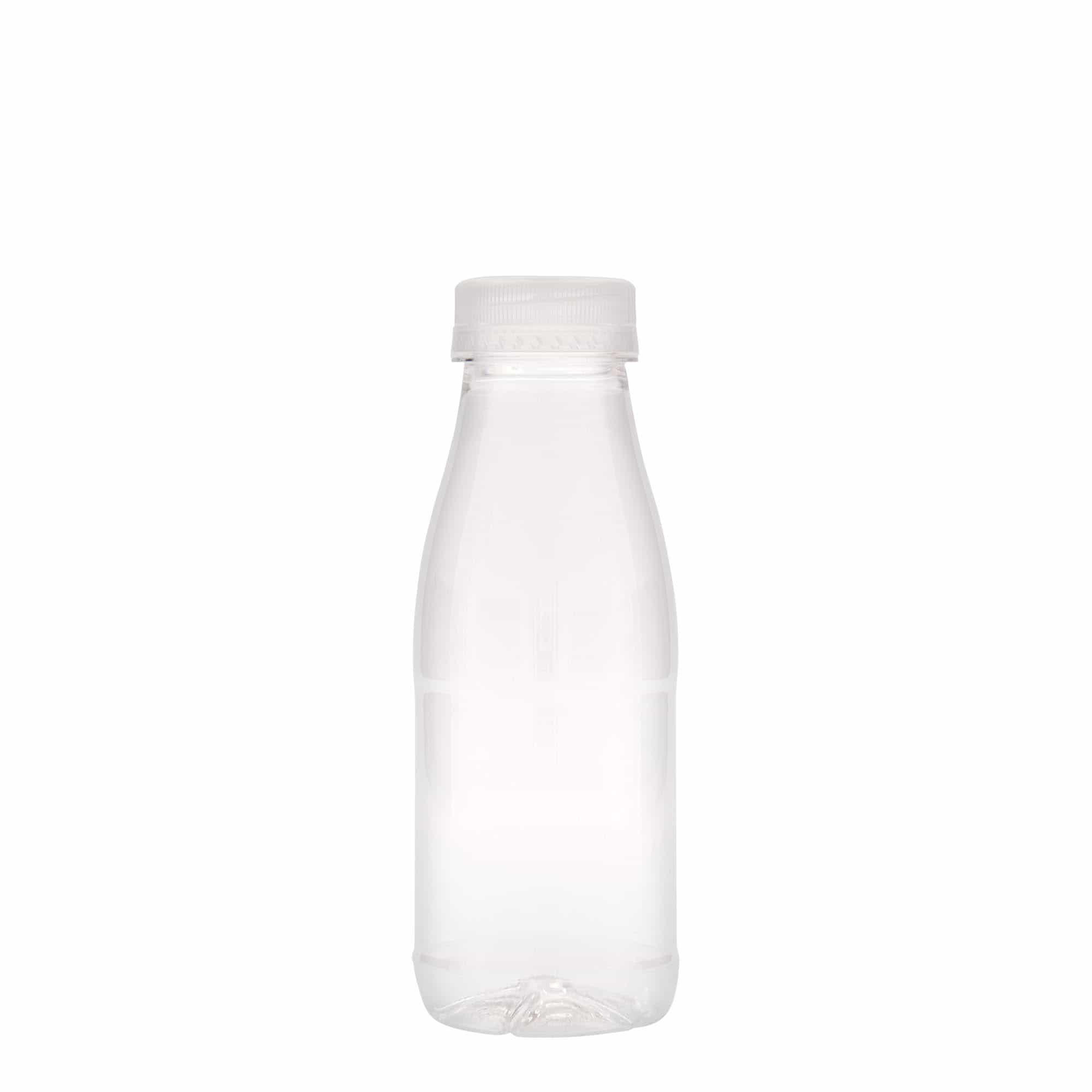 Garrafa PET de 330 ml 'Leite e Sumo', plástico, boca: 38 mm
