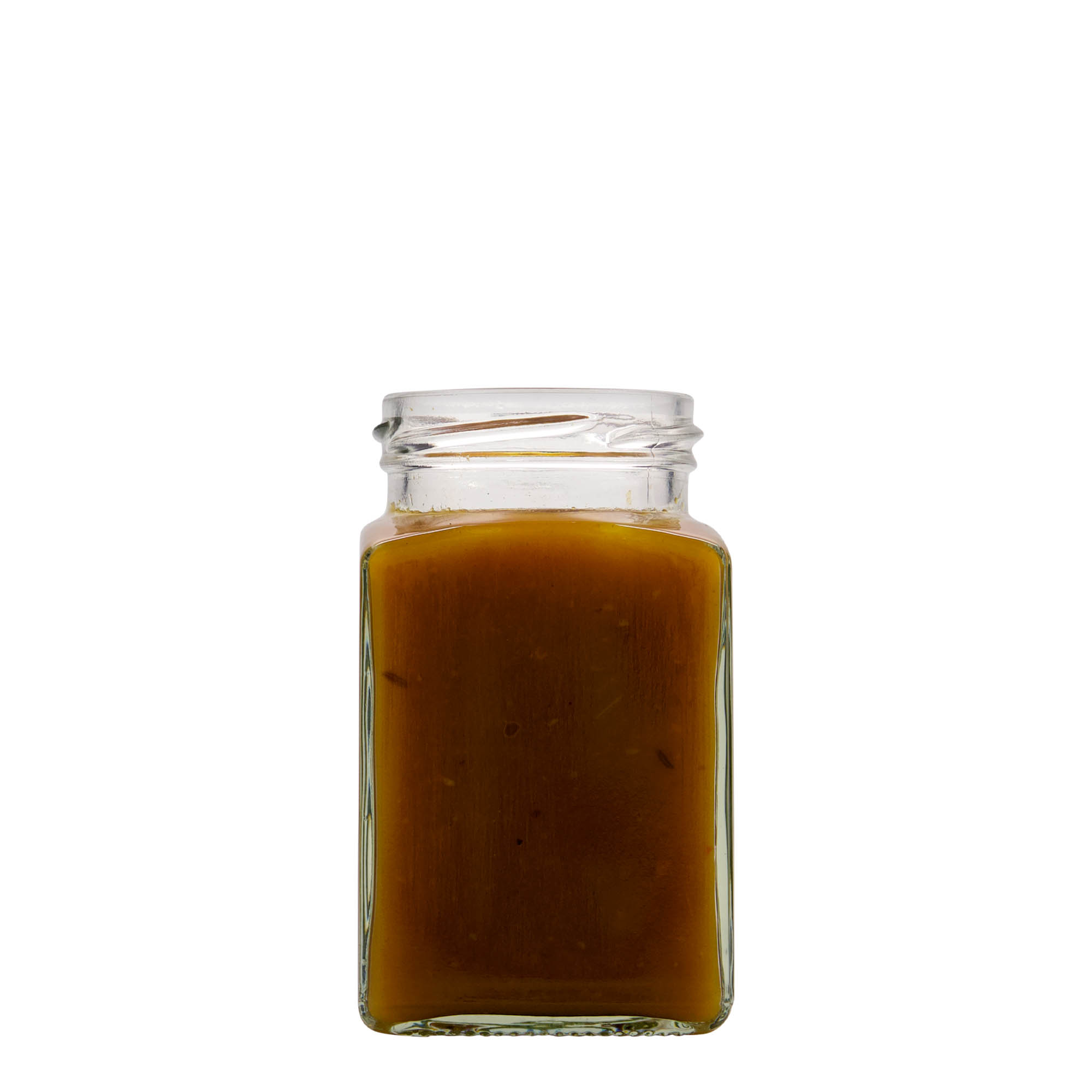 260 ml frasco quadrado, boca: Twist-Off (TO 58) 260 ml frasco quadrado, boca: Twist-Off (TO 58)