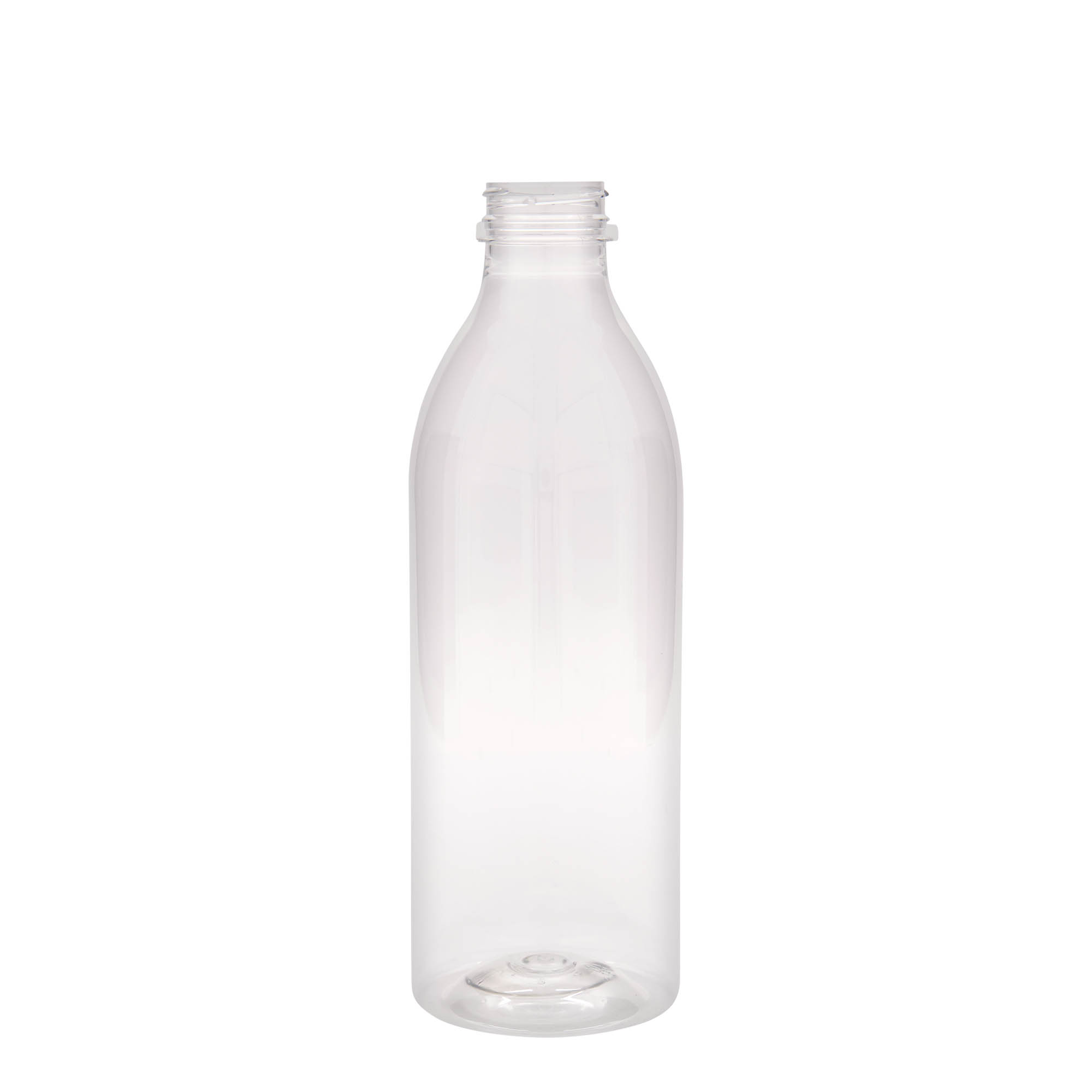 Garrafa PET padrão de 1.000 ml, plástico, boca: 38 mm