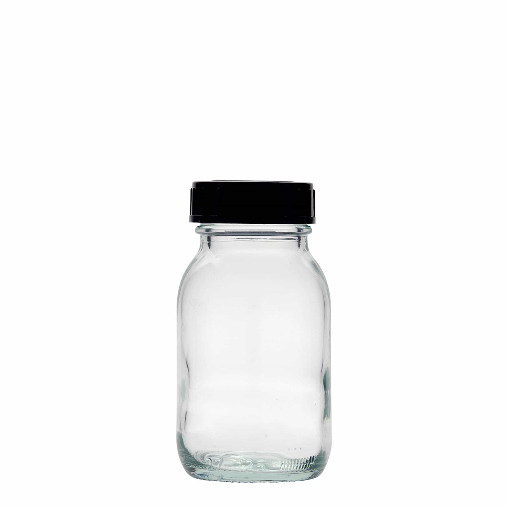 Frasco de boca larga de 125 ml, boca: DIN 40
