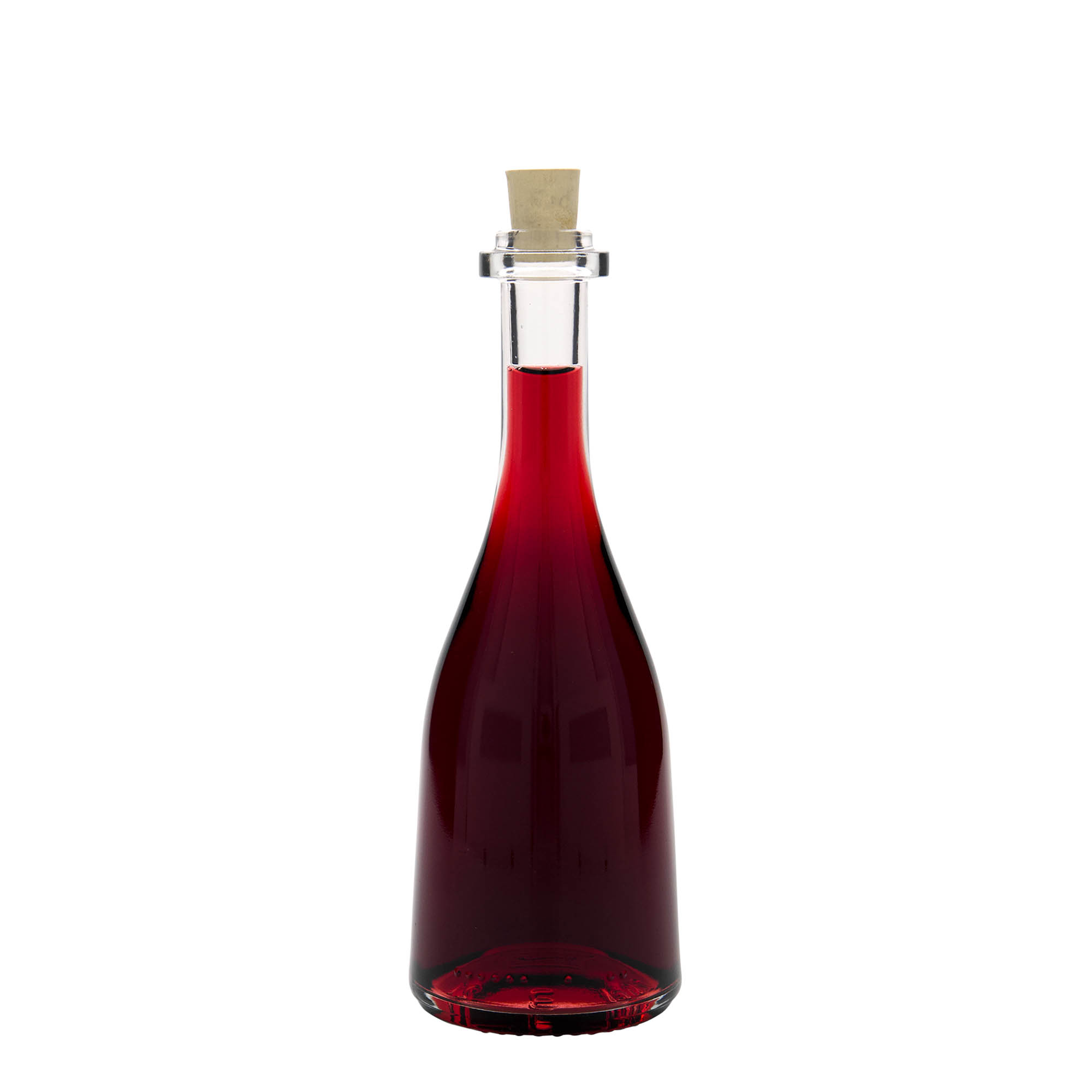 Garrafa de vidro de 200 ml 'Rustica', boca: cortiça Garrafa de vidro de 200 ml 'Rustica', boca: cortiça