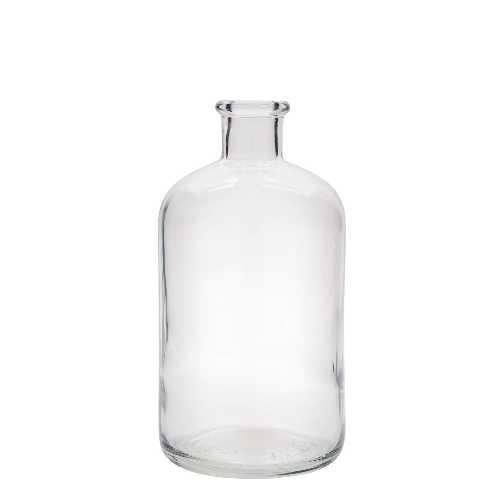 Frasco de vidro de 1.000 ml, farmacêutico, boca: cortiça Frasco de vidro de 1.000 ml, farmacêutico, boca: cortiça