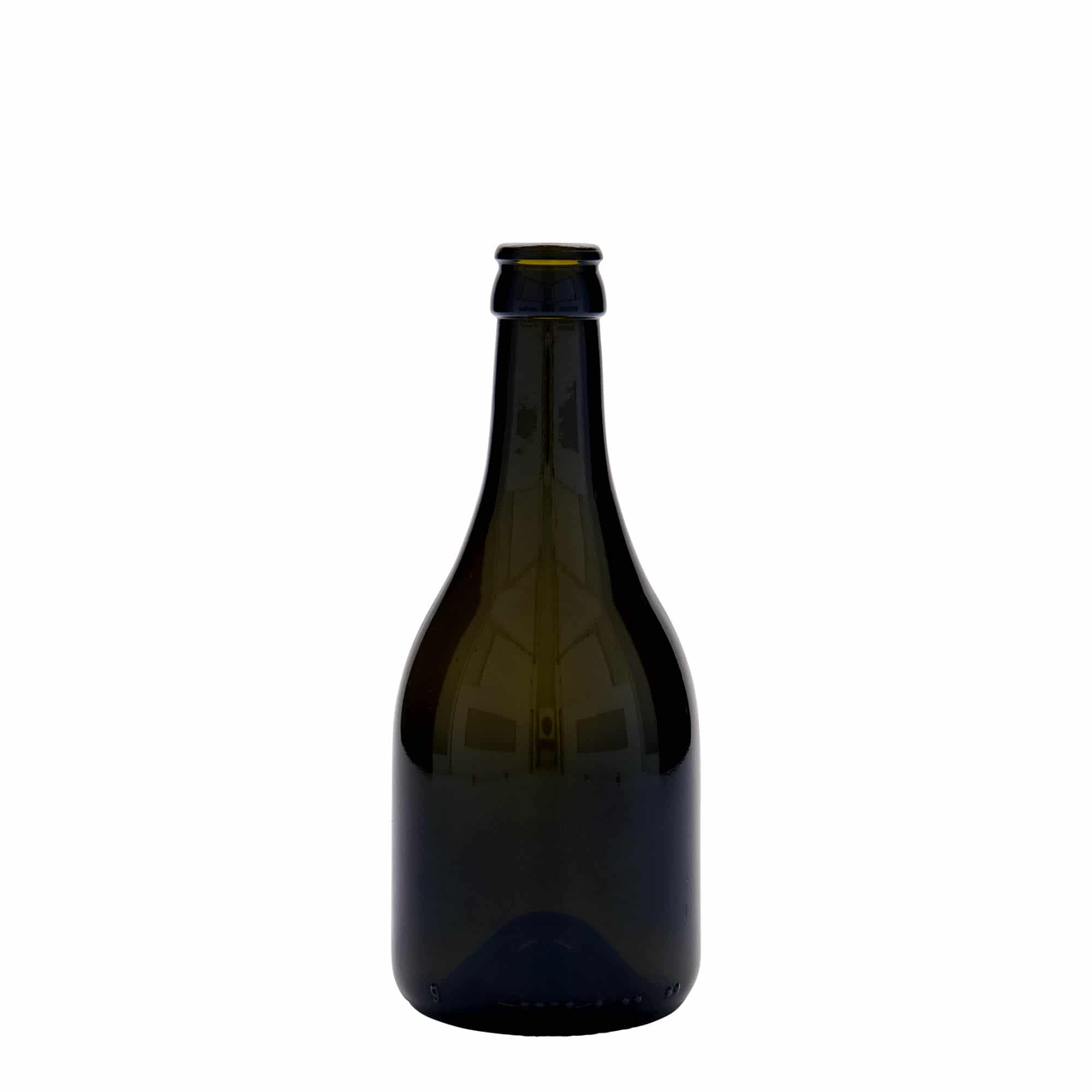 330 ml Garrafa de cerveja 'Horta', vidro, verde antigo, boca: Tampas coroa 330 ml Garrafa de cerveja 'Horta', vidro, verde antigo, boca: Tampas coroa