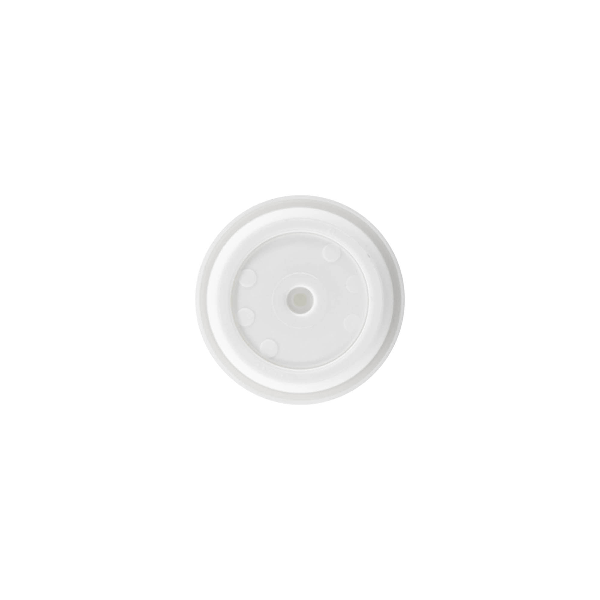 Cabeça de bomba dispensadora airless 'Micro', plástico PP, branco