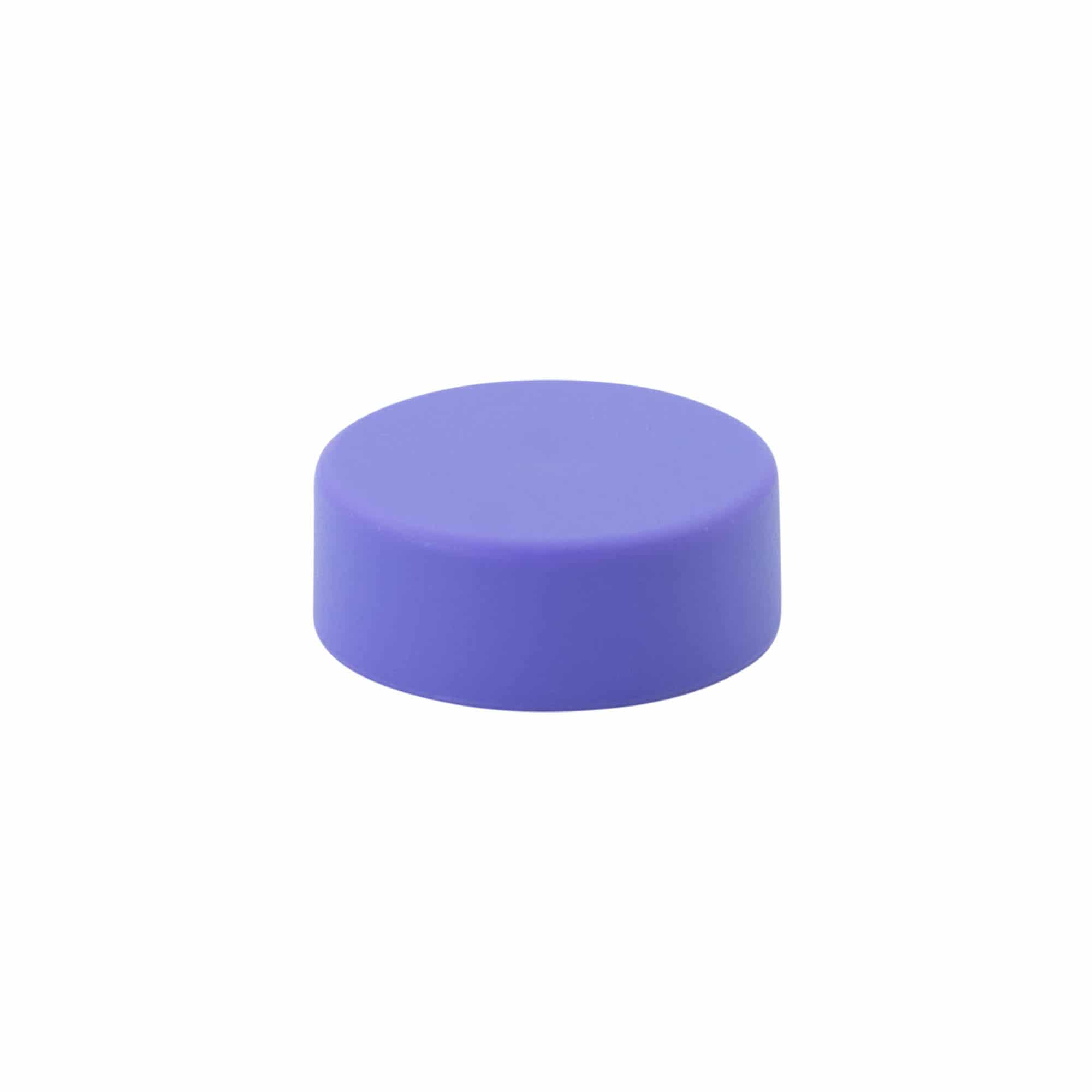 Tampa de rosca, plástico ABS, violeta, para bocal: GPI 33/400