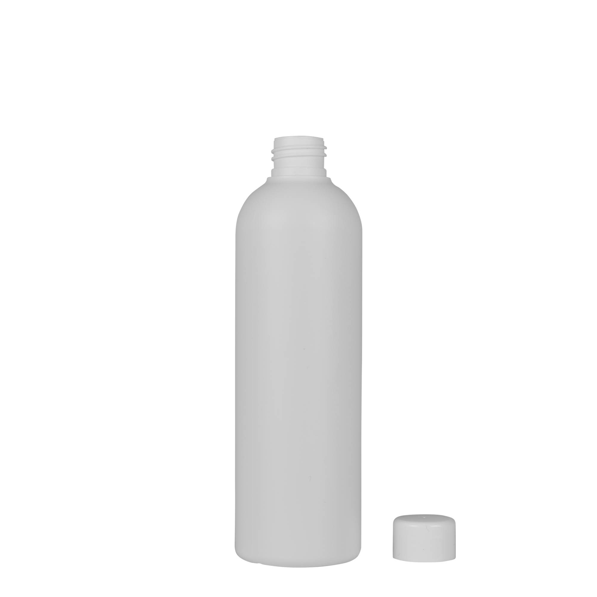 Frasco de plástico de 300 ml 'Tuffy', HDPE, branco, boca: 24/410 Frasco de plástico de 300 ml 'Tuffy', HDPE, branco, boca: 24/410