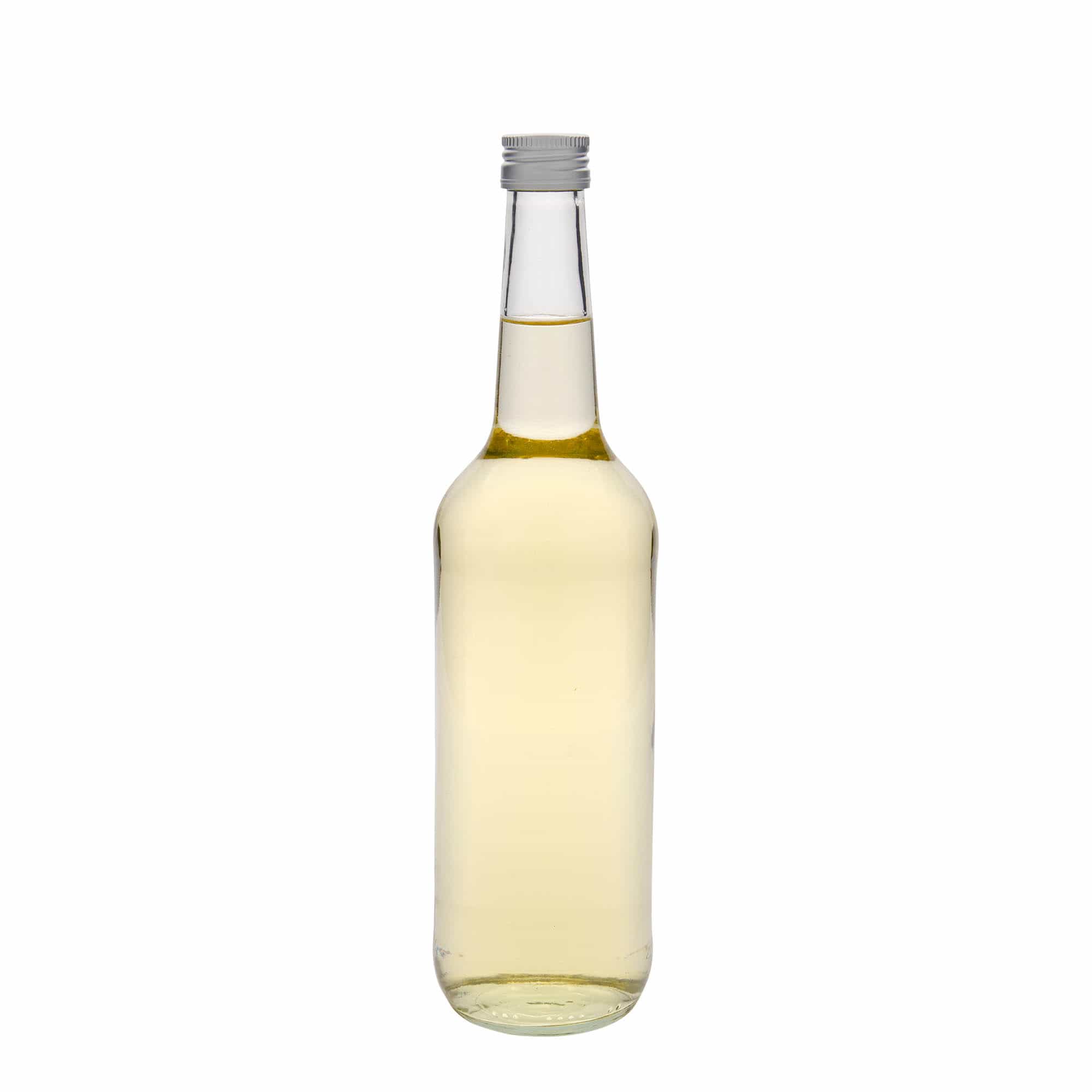 Garrafa de vidro de 700 ml, pescoço direito, boca: PP 28