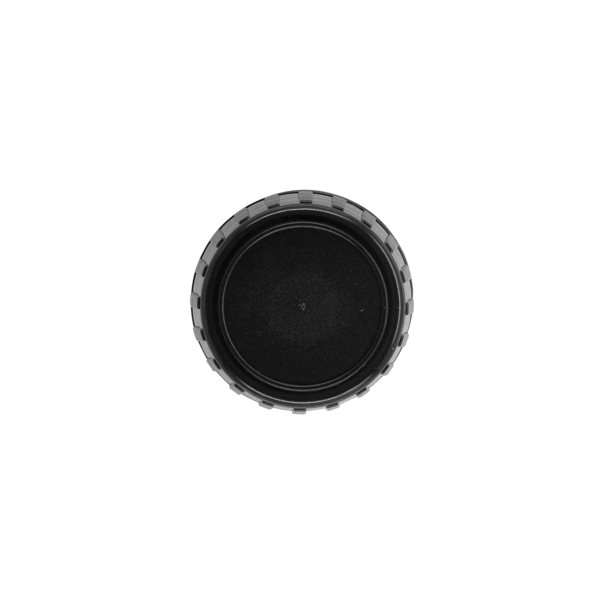 Tampa de rosca Originalidade, plástico PP, preto, para bocal: PP 28