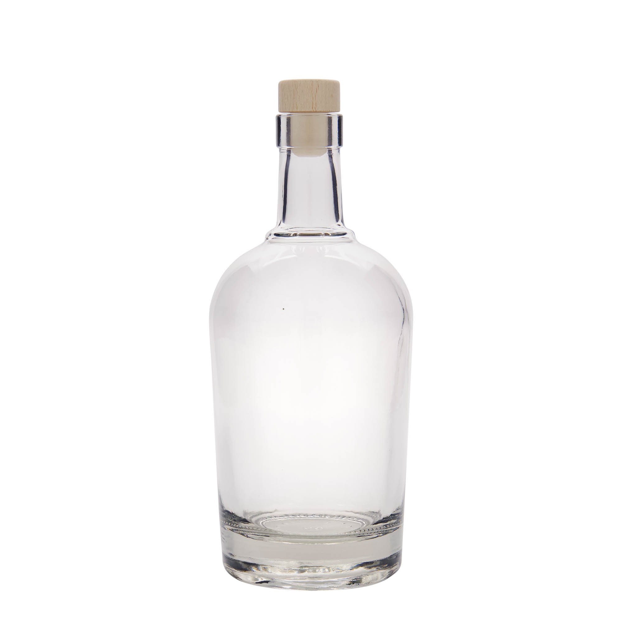 Garrafa de vidro de 700 ml 'Amarillo', boca: cortiça