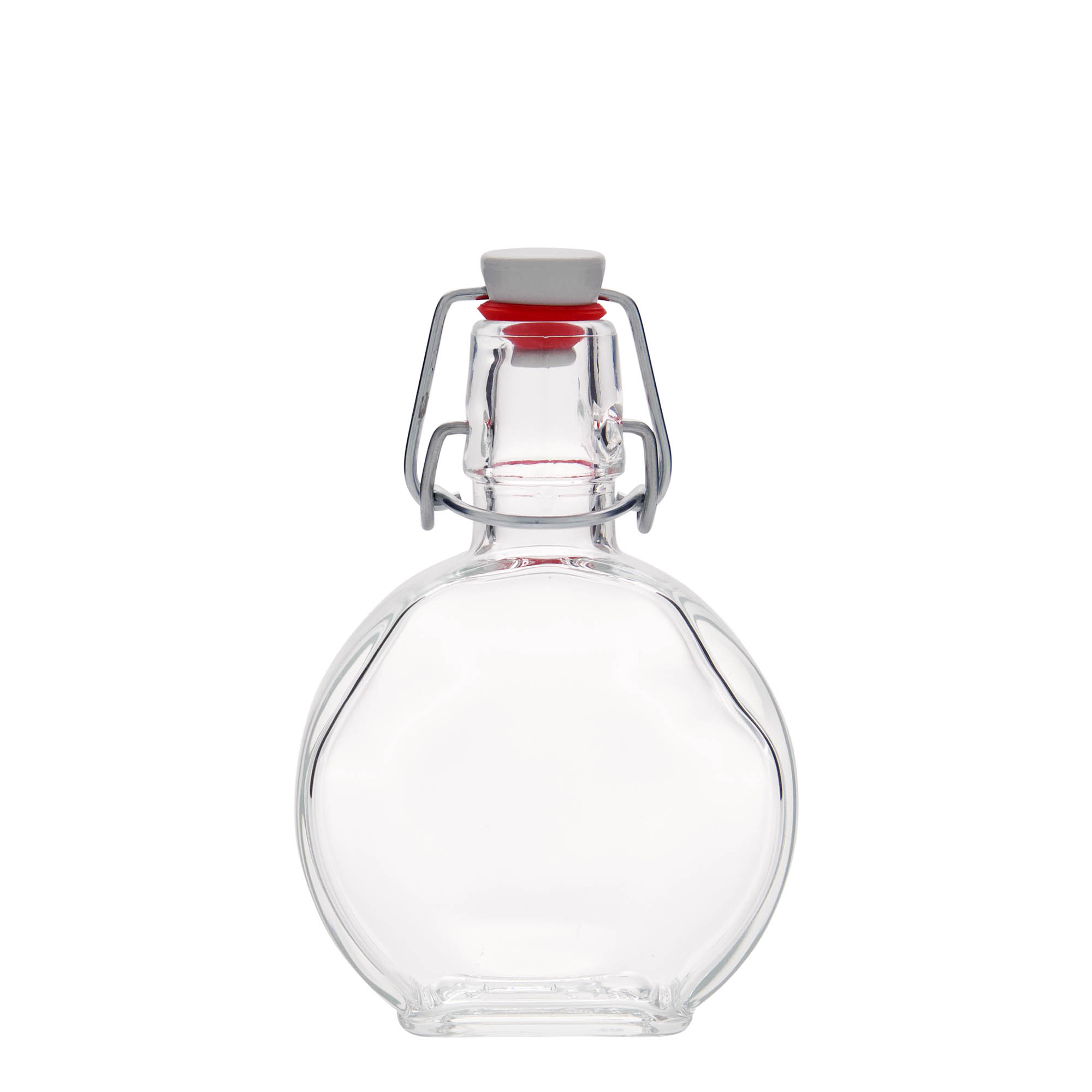 Frasco de vidro de 200 ml 'Sensatione', retangular, boca: fecho de mola Frasco de vidro de 200 ml 'Sensatione', retangular, boca: fecho de mola