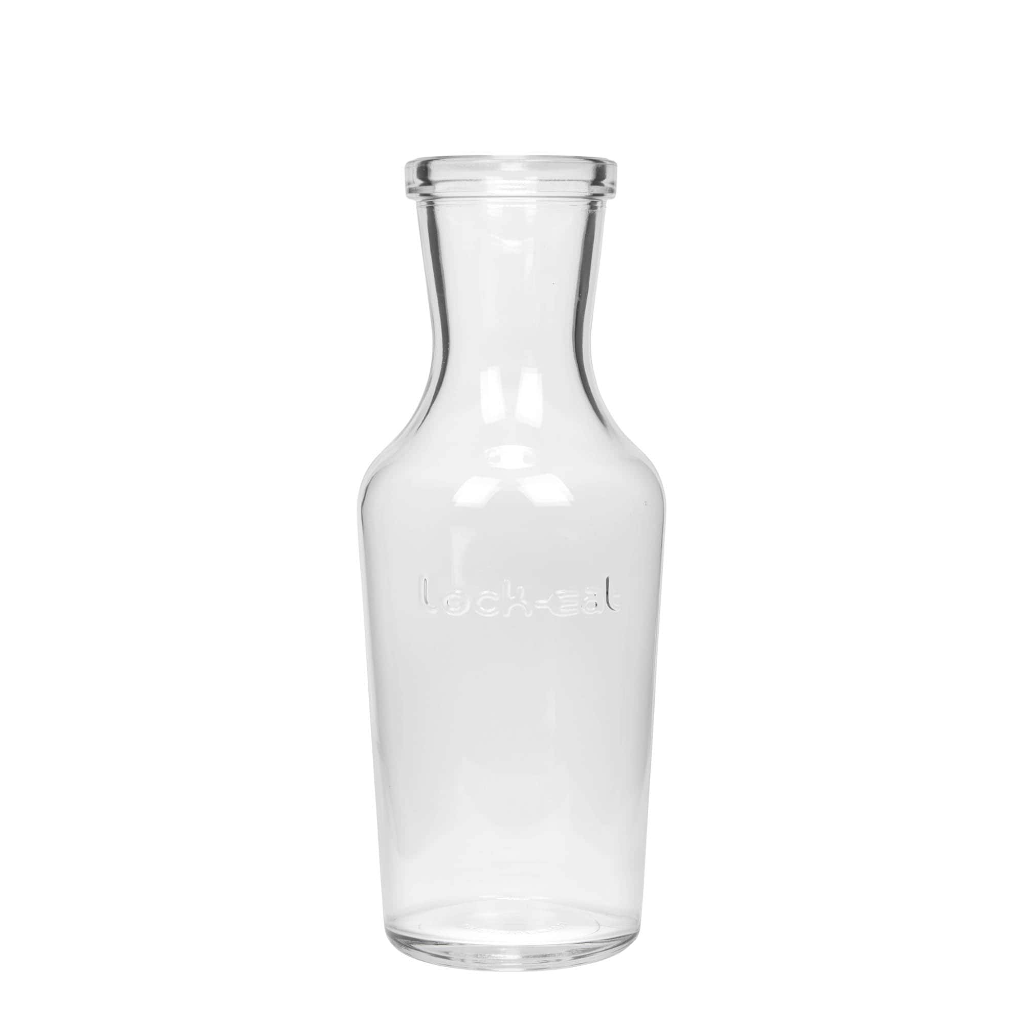 1.000 ml Garrafa de vidro 'Lock-Eat', Boca: Fecho de mola de arame 1.000 ml Garrafa de vidro 'Lock-Eat', Boca: Fecho de mola de arame