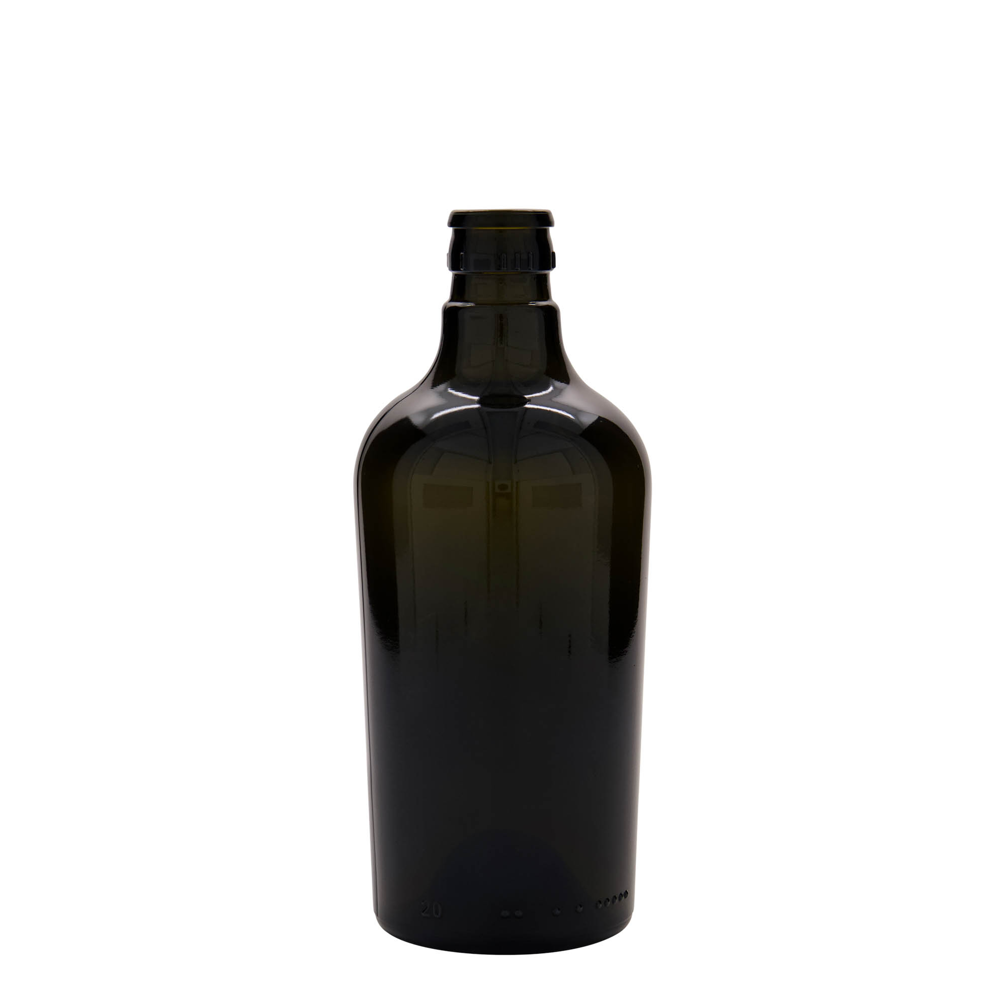 Frasco de vinagre/óleo 'Oleum' 500 ml, vidro, verde antigo, bocal: DOP Frasco de vinagre/óleo 'Oleum' 500 ml, vidro, verde antigo, bocal: DOP