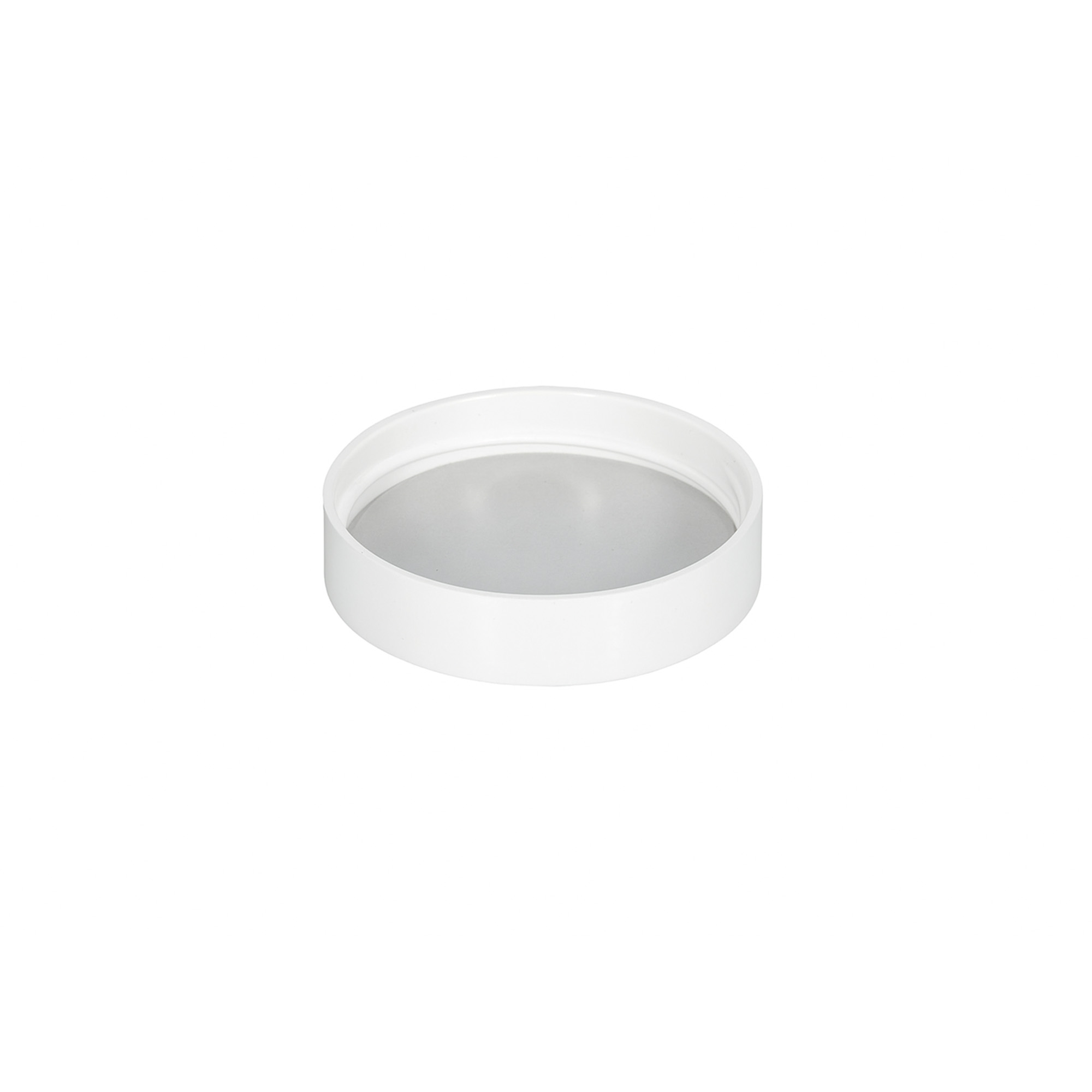 Tampa de rosca para 60 ml 'Brown Line', PP, branco
