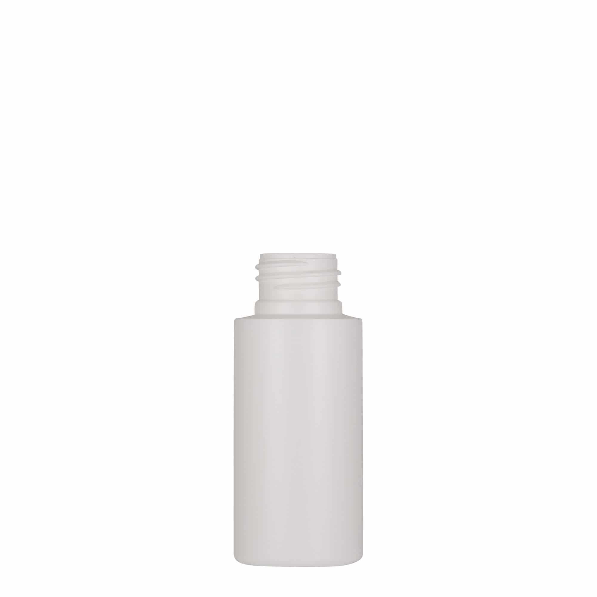 50 ml Garrafa de plástico 'Pipe', green PEAD, branco, boca: GPI 24/410 50 ml Garrafa de plástico 'Pipe', green PEAD, branco, boca: GPI 24/410