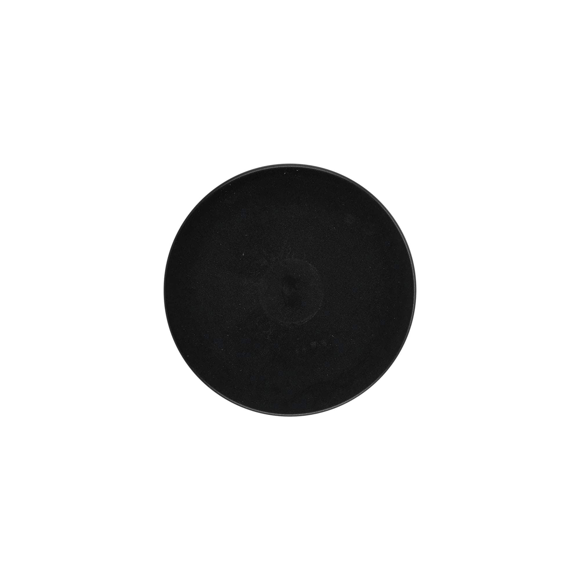 Tampa de rosca para 100 ml 'Antonella', plástico PP, preto
