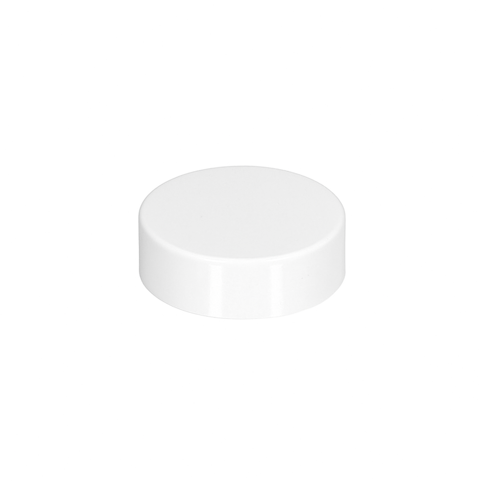 Tampa de rosca para 30 ml 'Brown Line', PP, branco