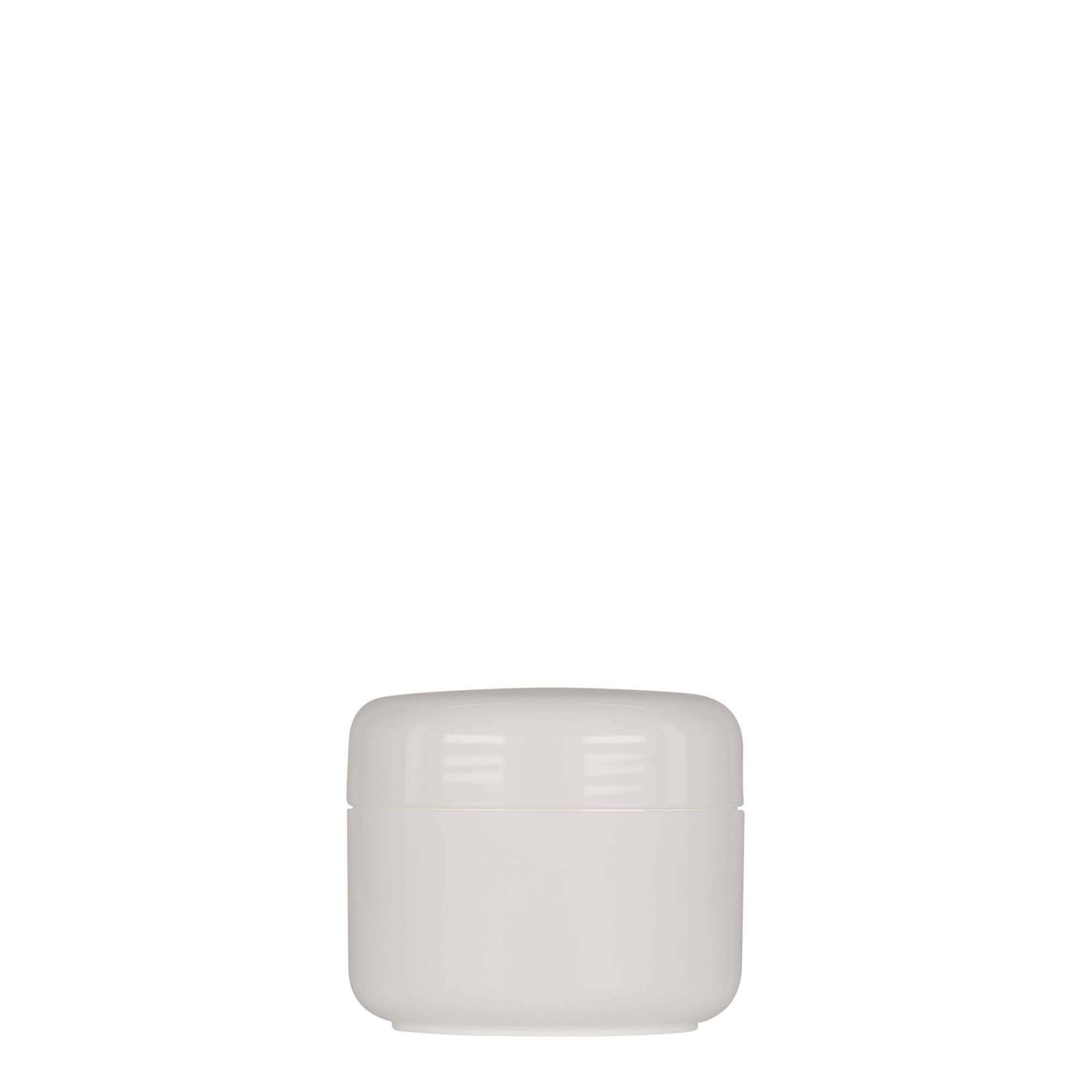 50 ml frasco de plástico 'Bianca', PP, branco, abertura: tampa de rosca