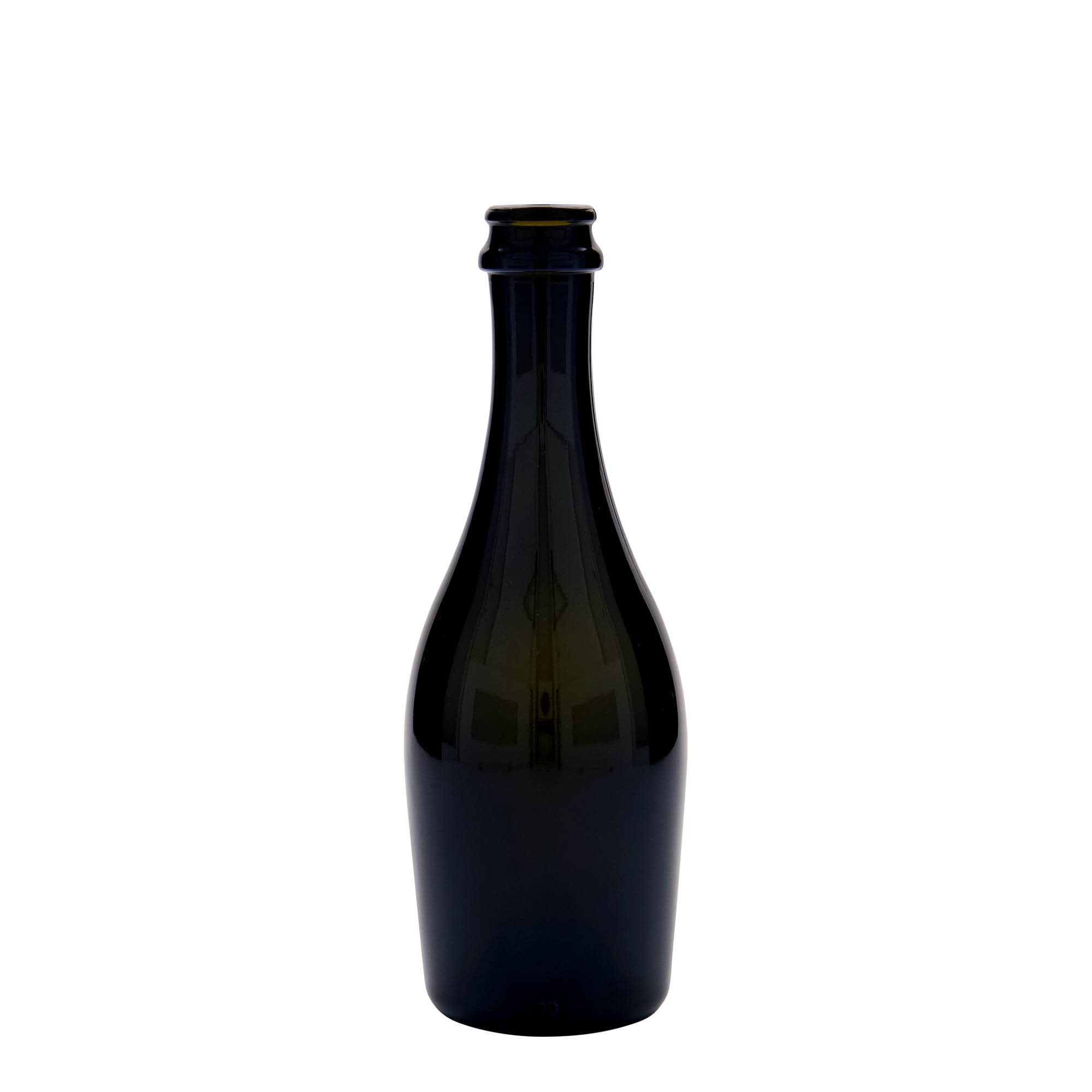Garrafa de espumante 330 ml 'Carmen', vidro, verde antigo, boca: tampa de coroa Garrafa de espumante 330 ml 'Carmen', vidro, verde antigo, boca: tampa de coroa