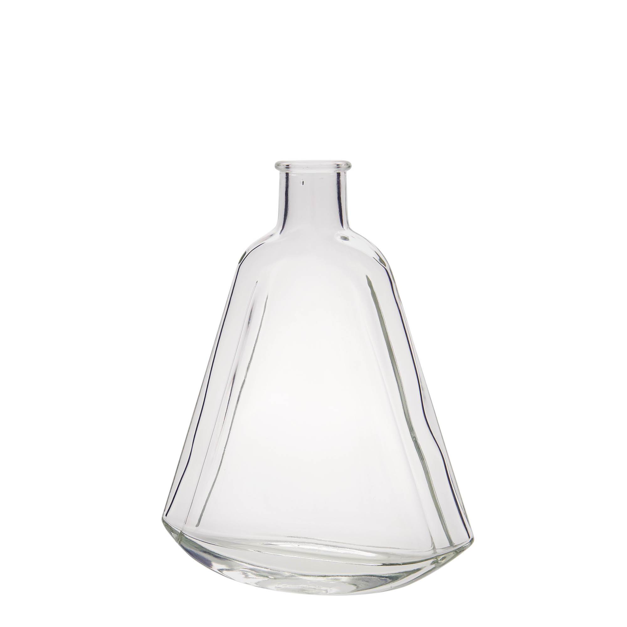 Garrafa de vidro de 200 ml 'Maurizio', oval, boca: cortiça
