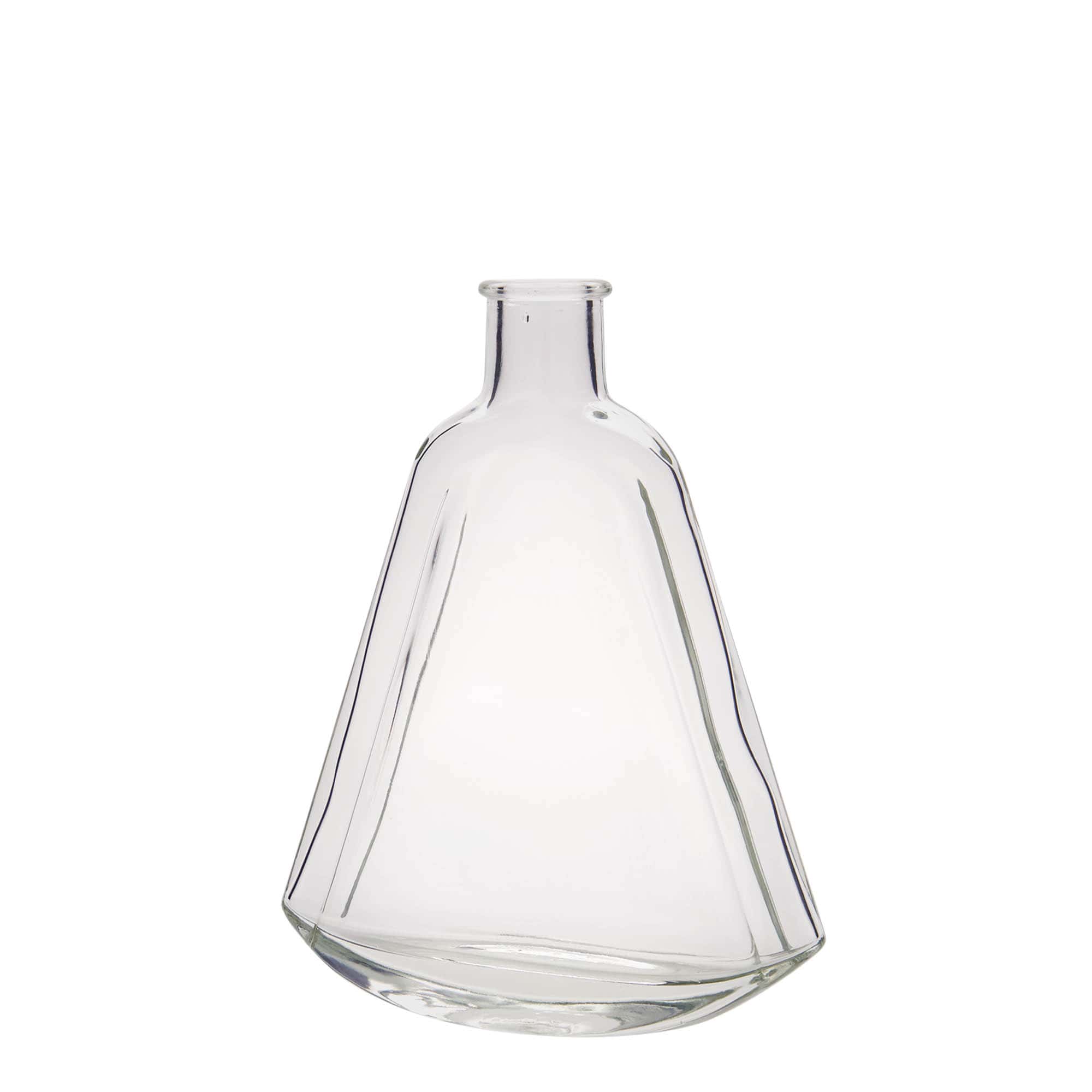 Garrafa de vidro de 200 ml 'Maurizio', oval, boca: cortiça