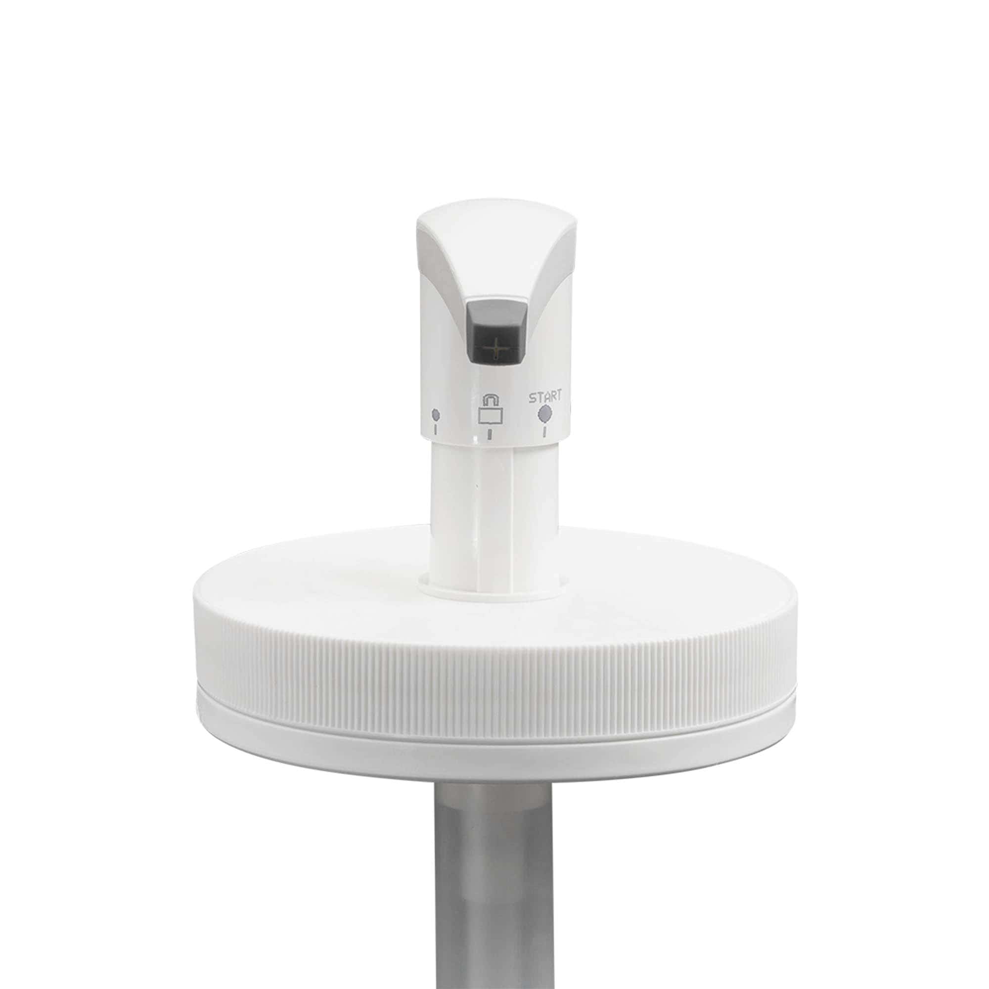 Bomba doseadora para 1.240 ml 'Securibox', plástico PE, branco, para bocal: tampa de rosca