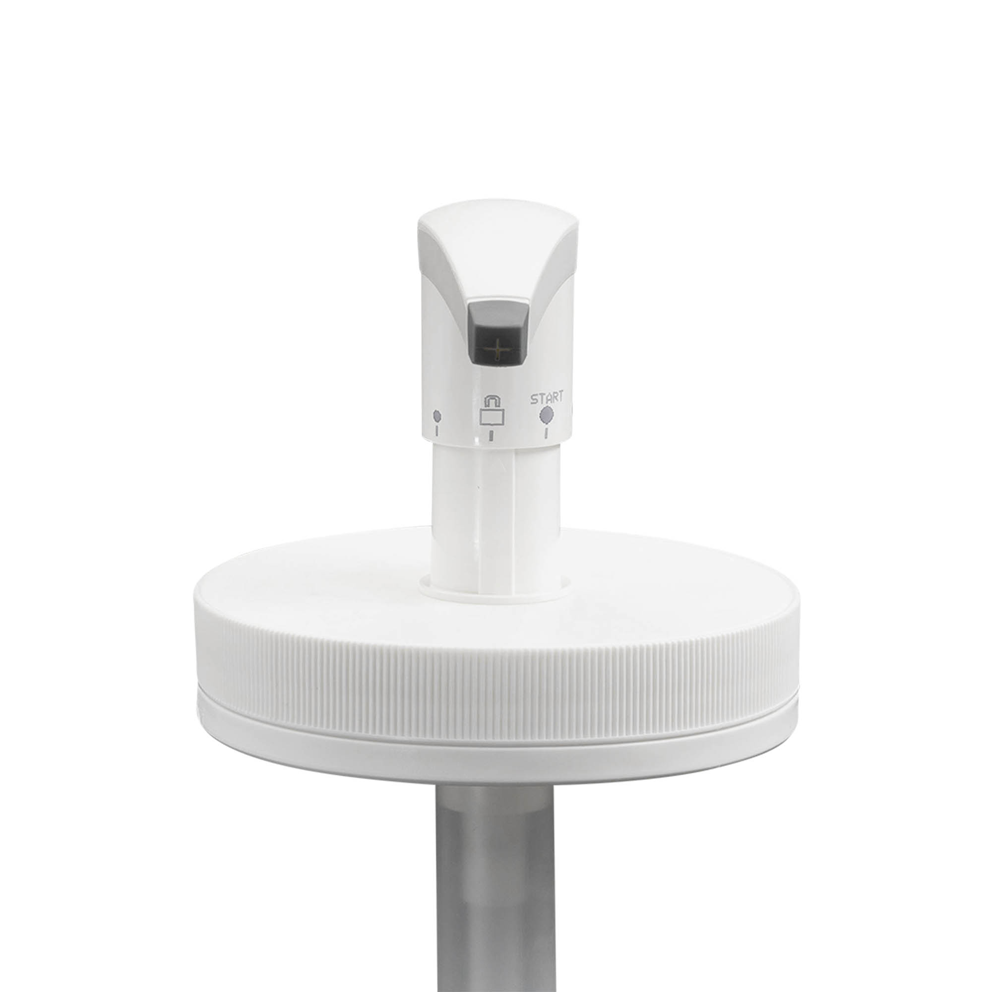 Bomba doseadora para 1.240 ml 'Securibox', plástico PE, branco, para bocal: tampa de rosca Bomba doseadora para 1.240 ml 'Securibox', plástico PE, branco, para bocal: tampa de rosca