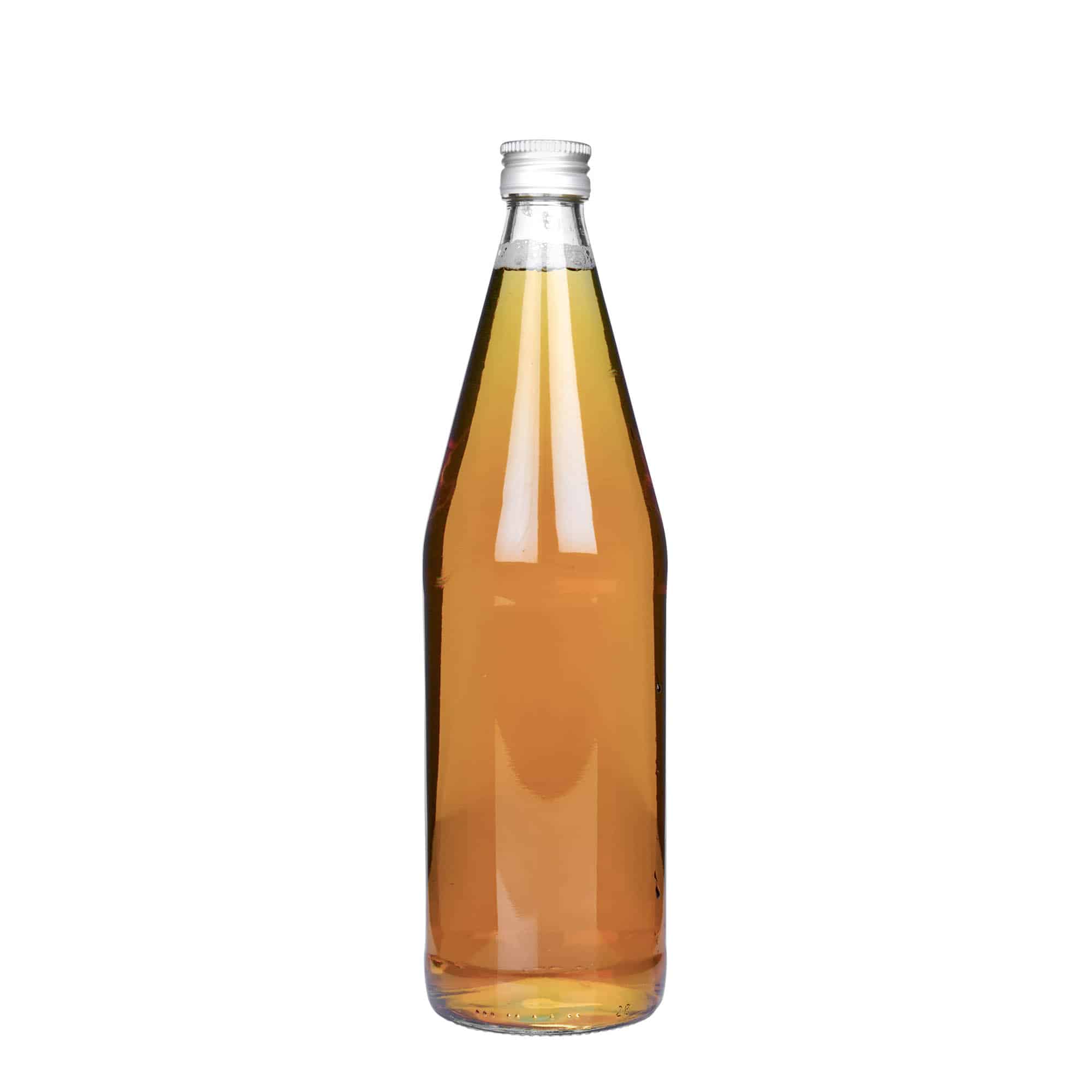 750 ml Garrafa universal em forma de cenoura, vidro, boca: PP 28