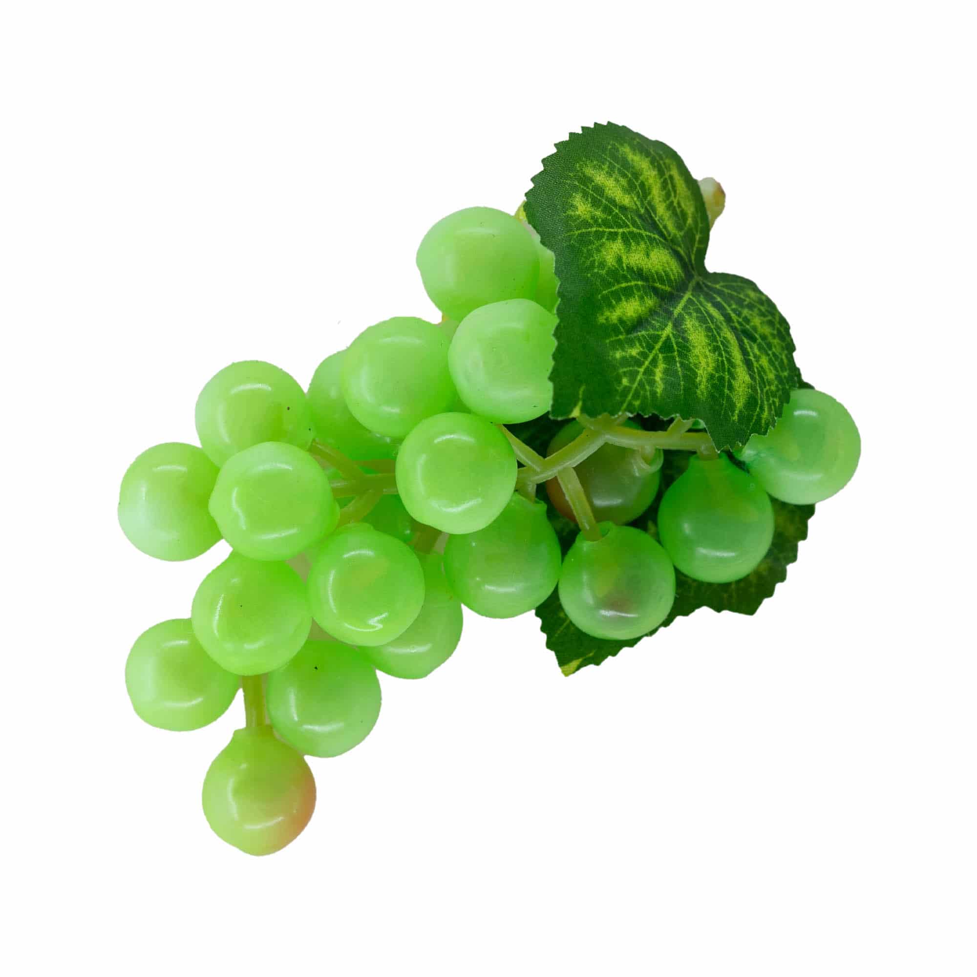 Uvas de plástico, verde Uvas de plástico, verde