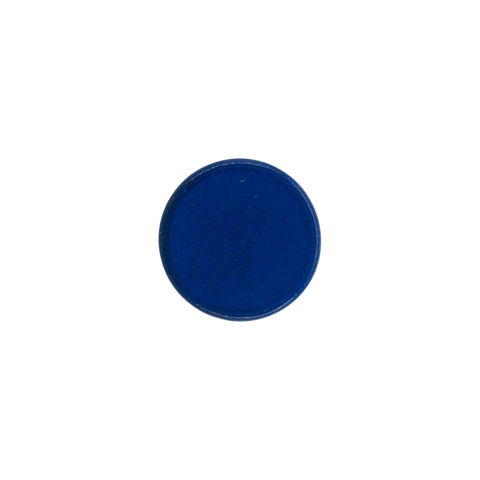 Rolha de pega 19 mm, madeira/plástico, azul, para bocal: cortiça