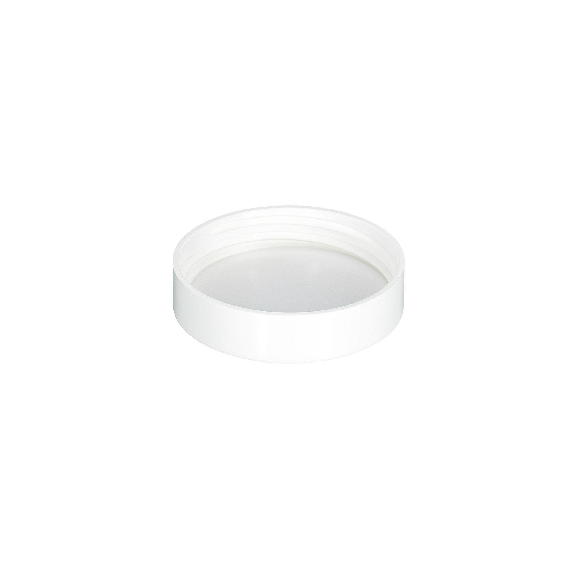 Tampa de rosca para 60 ml 'Brown Line', plástico HPM, branco