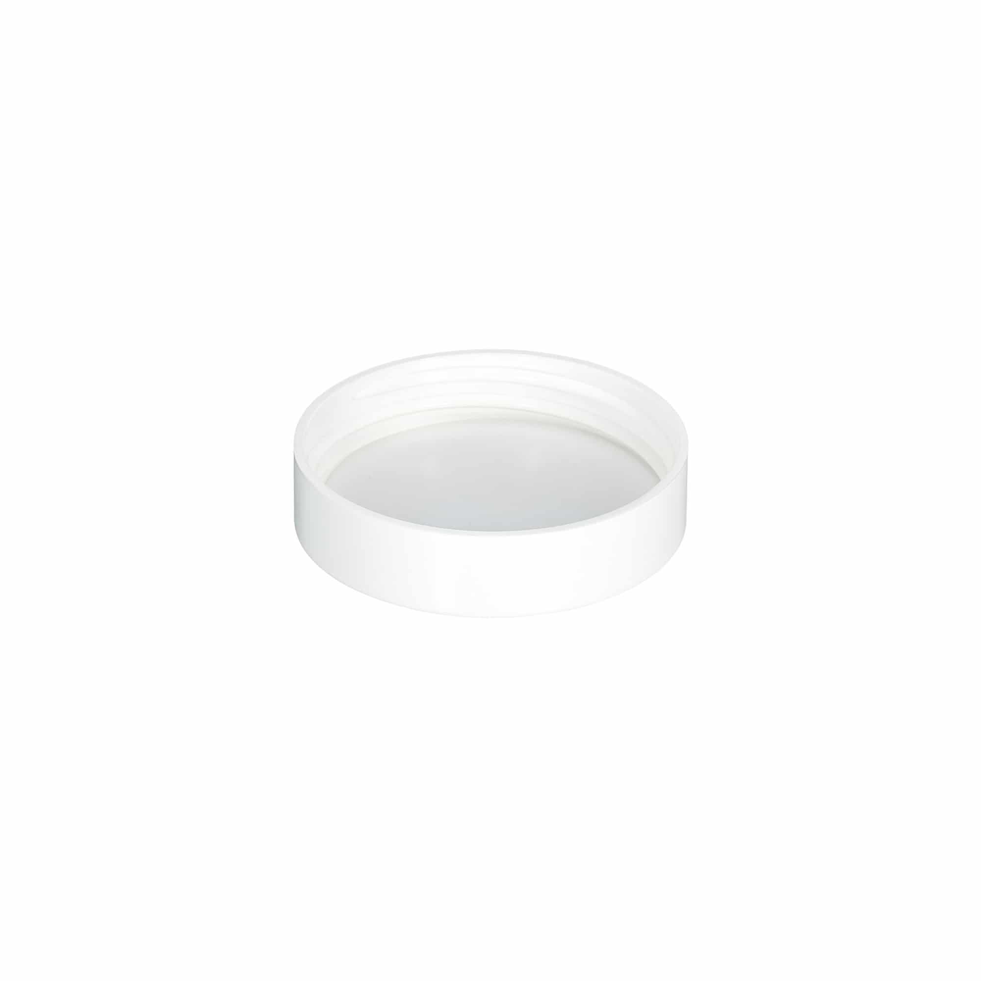 Tampa de rosca para 60 ml 'Brown Line', plástico HPM, branco