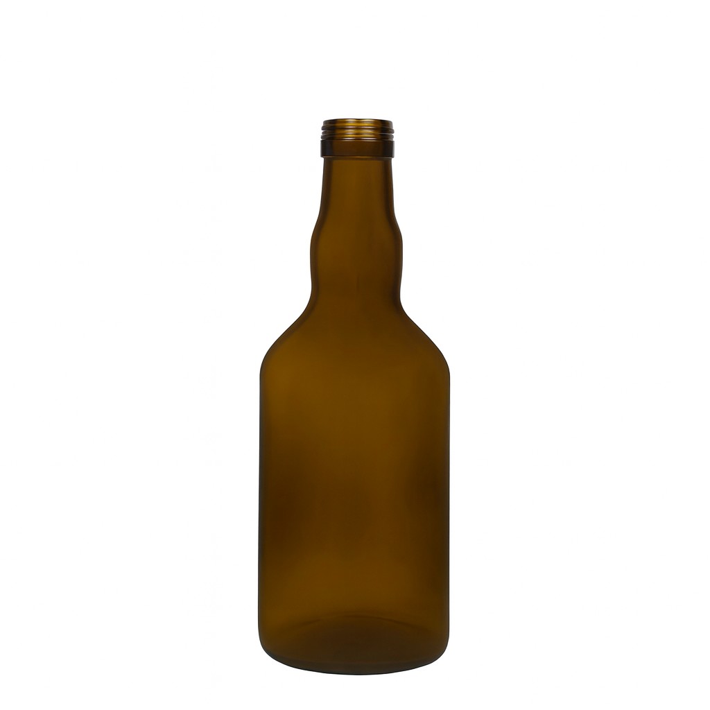 Garrafa de vidro 500 ml 'Olona', verde antigo, boca: PP 31,5