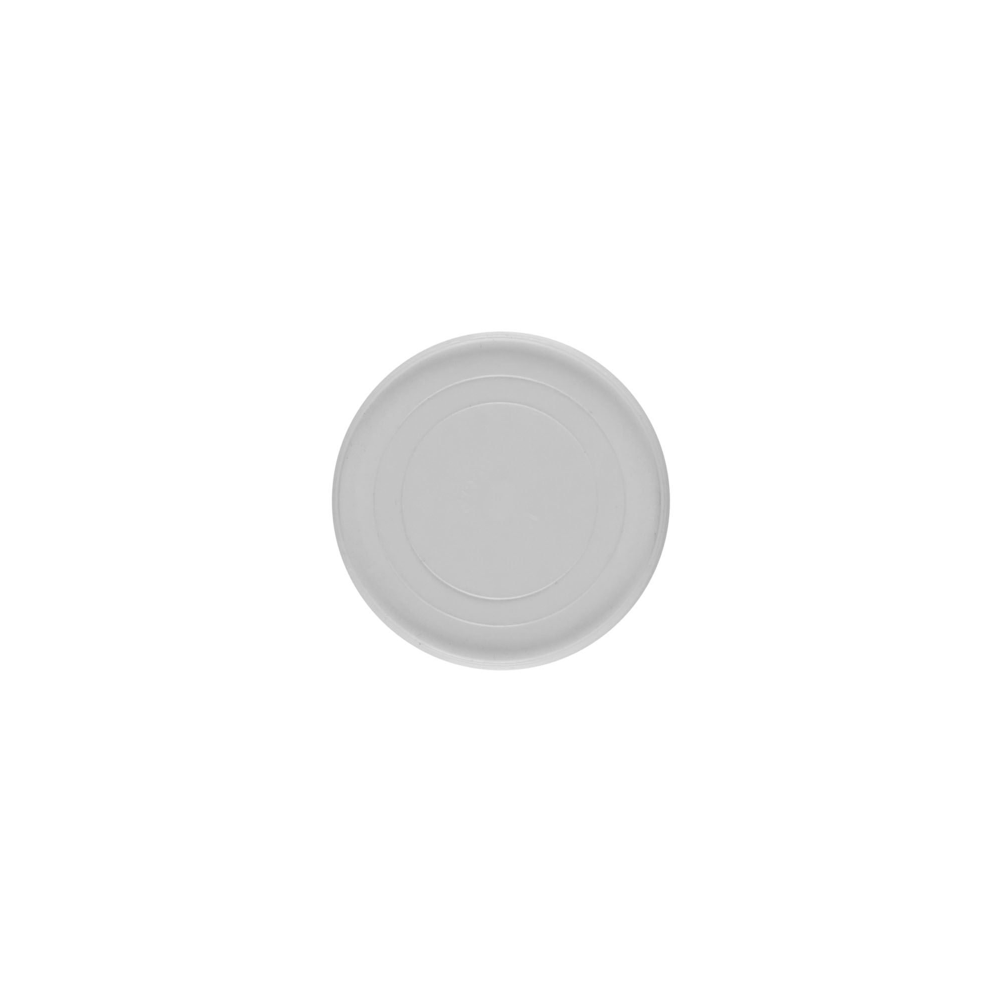 Disco de cobertura para 5 ml 'Bianca', plástico PP, branco Disco de cobertura para 5 ml 'Bianca', plástico PP, branco