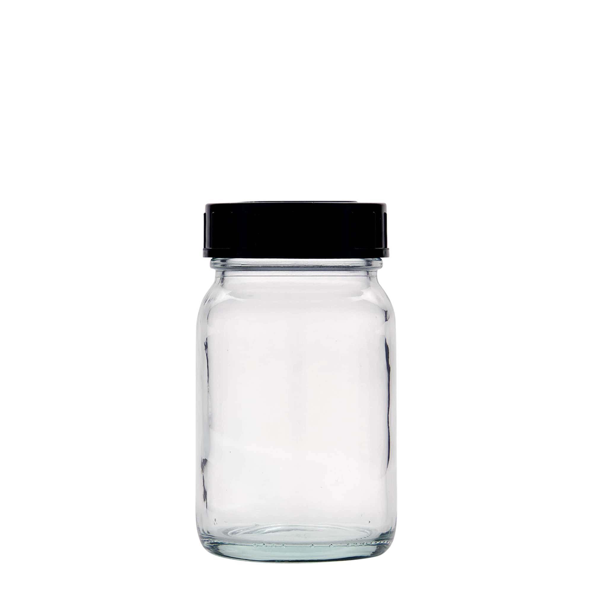 Frasco de boca larga de 200 ml, abertura: DIN 55