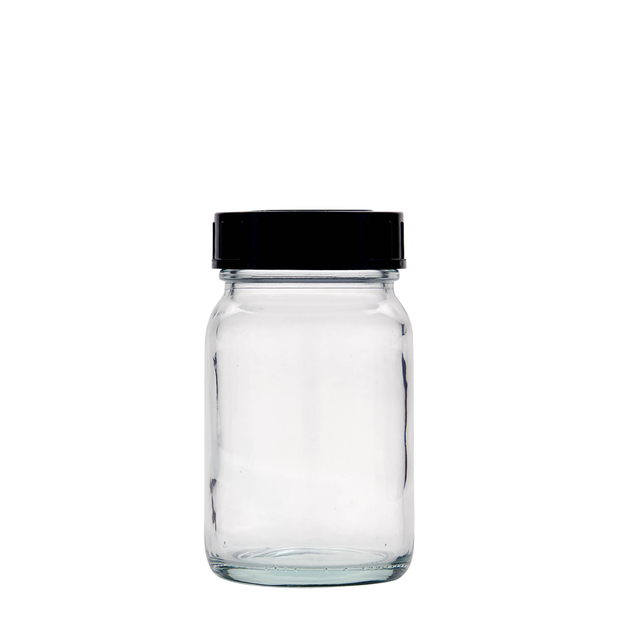 Frasco de boca larga de 200 ml, abertura: DIN 55 Frasco de boca larga de 200 ml, abertura: DIN 55