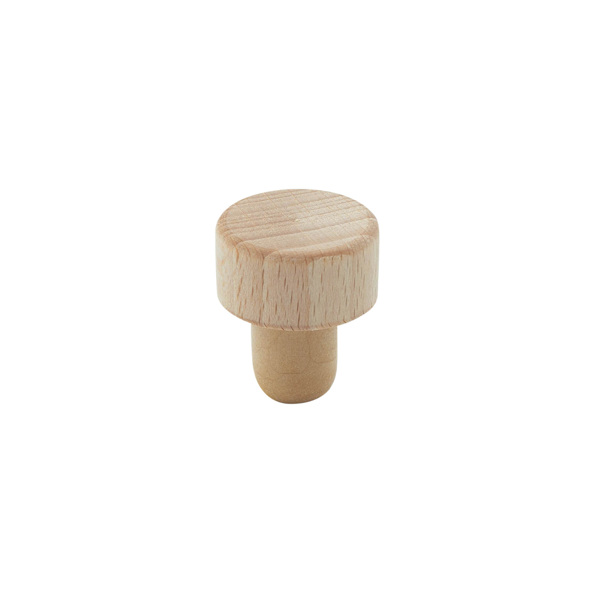 Rolha de pega 16 mm, madeira/plástico, para bocal: cortiça Rolha de pega 16 mm, madeira/plástico, para bocal: cortiça