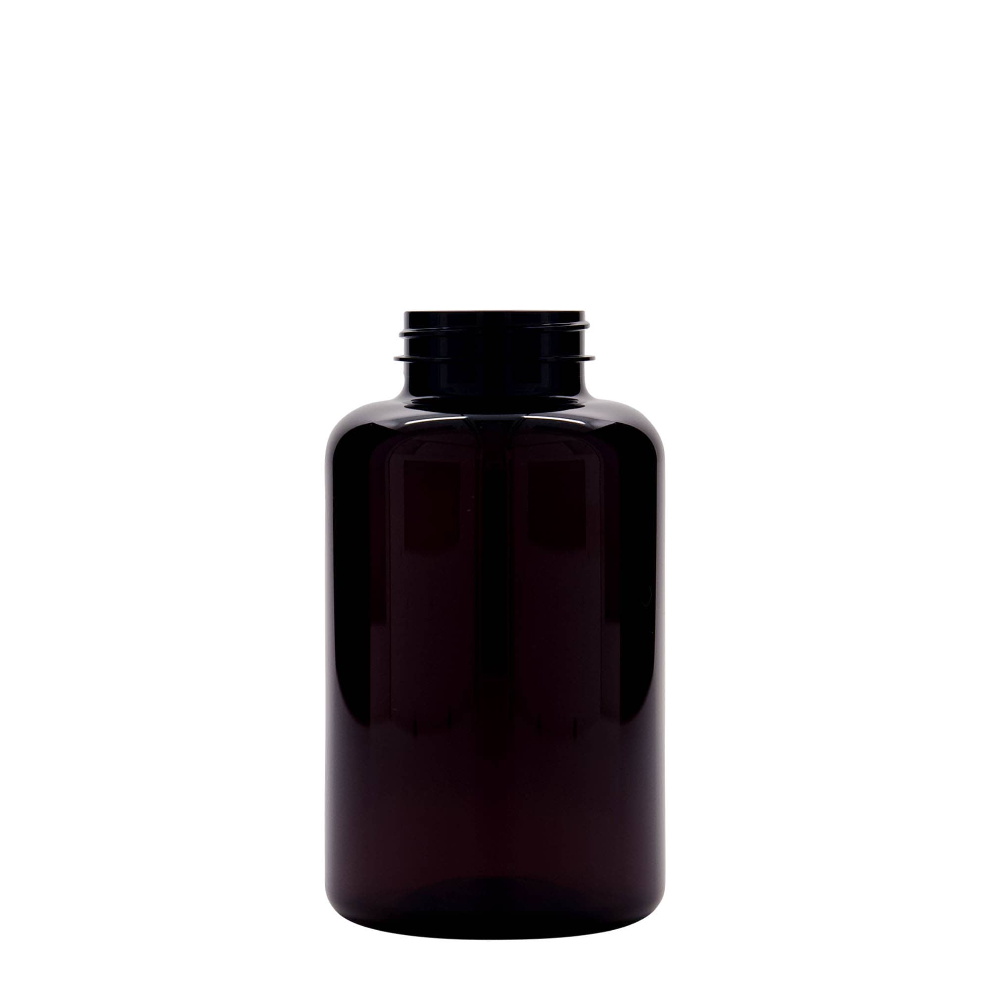 500 ml PET-frasco, plástico, castanho, bocal: 45/400