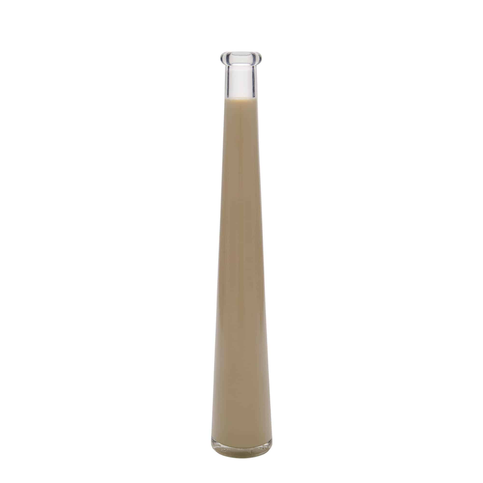 200 ml Garrafa de vidro 'Dama Rondo', boca: Cortiça