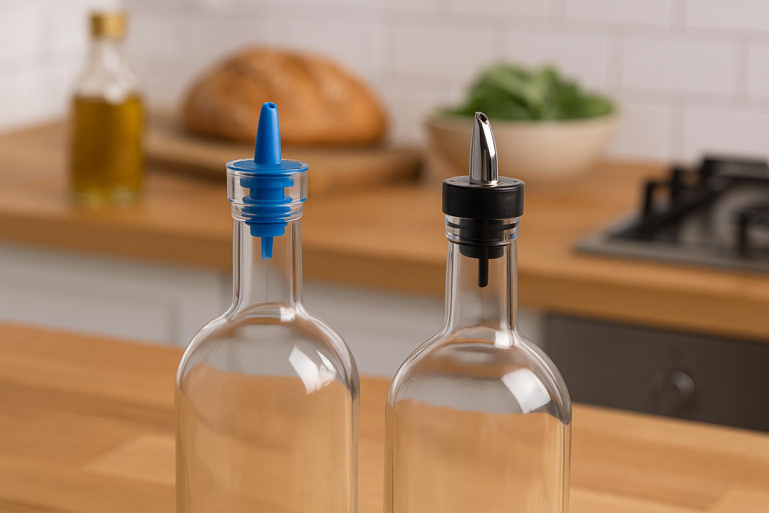 Jato para bico de enchimento, plástico PE, azul Jato para bico de enchimento, plástico PE, azul