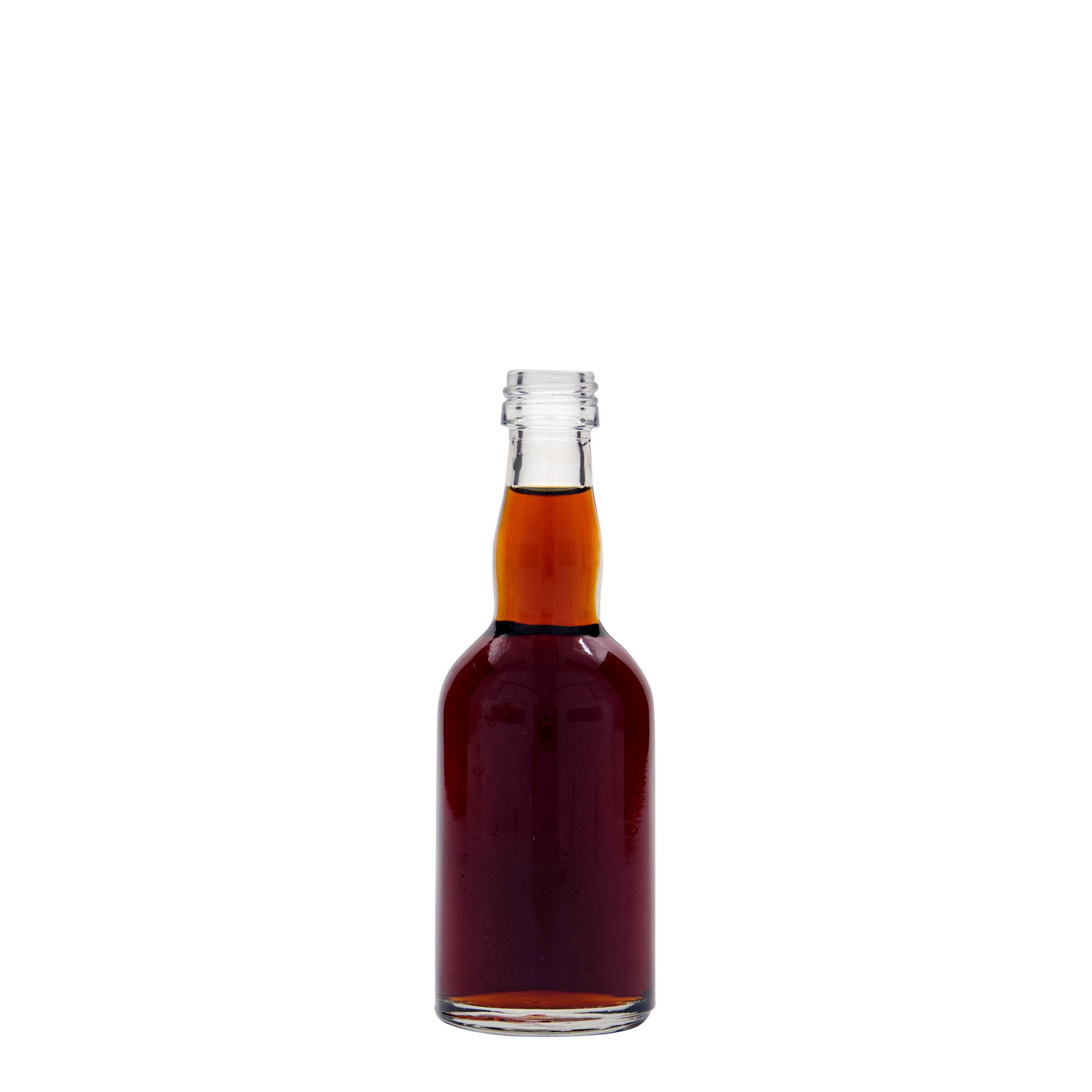 Frasco de vidro de 50 ml 'Proba', boca: PP 18 Frasco de vidro de 50 ml 'Proba', boca: PP 18