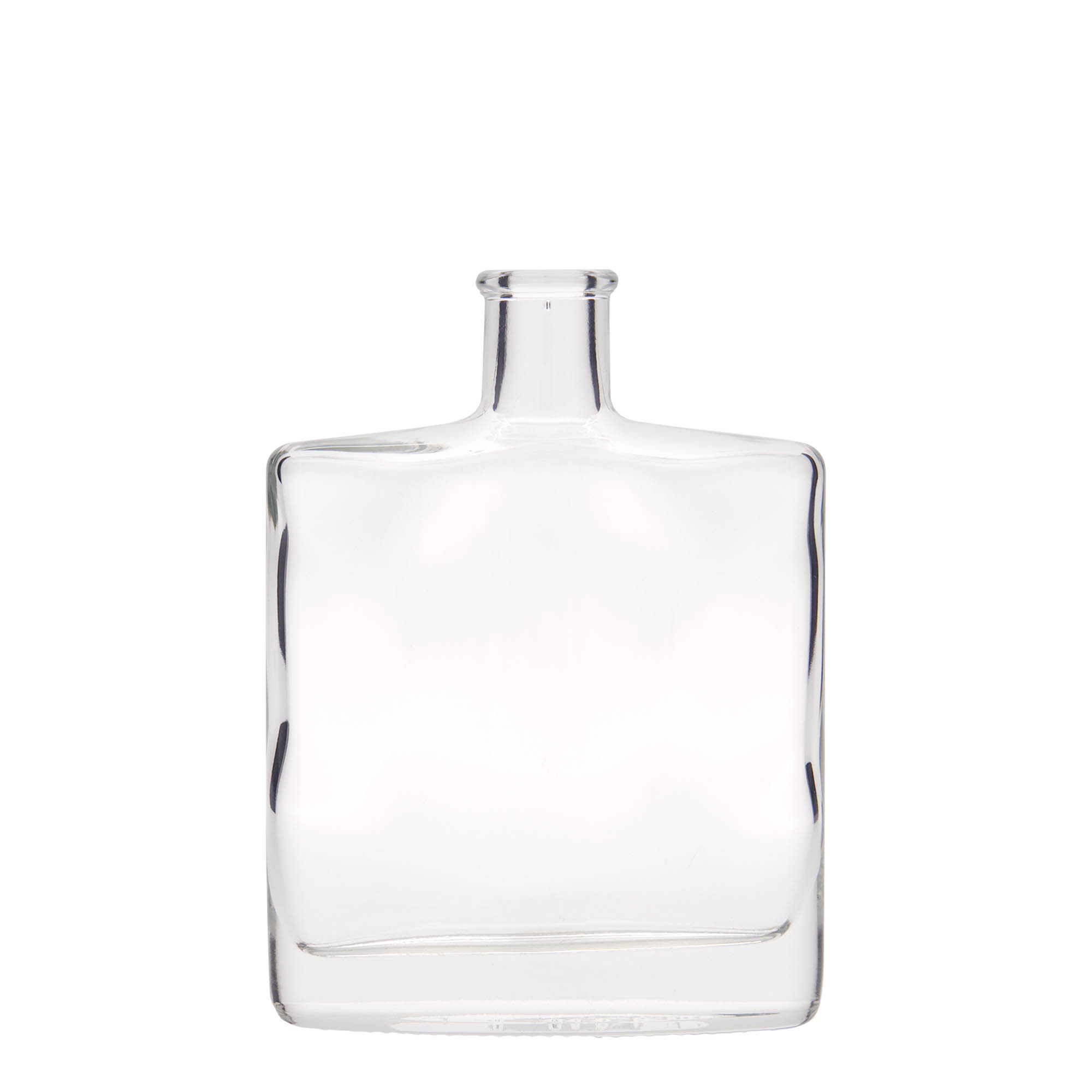 Garrafa de vidro de 350 ml 'Zorbas', oval, bocal: cortiça