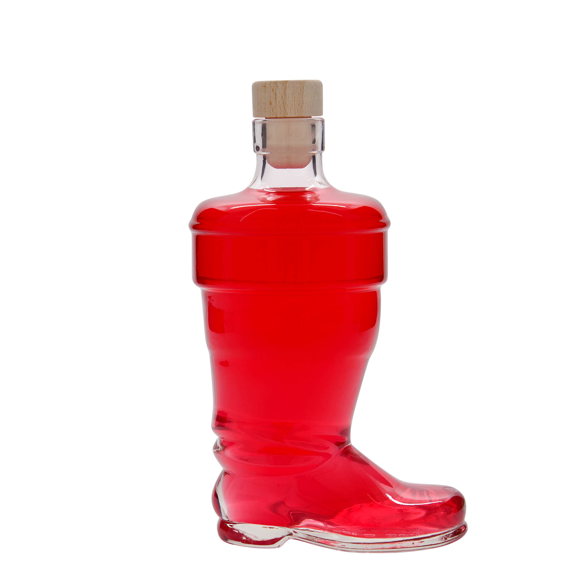 Garrafa de vidro de 350 ml 'Bota', Boca: Cortiça