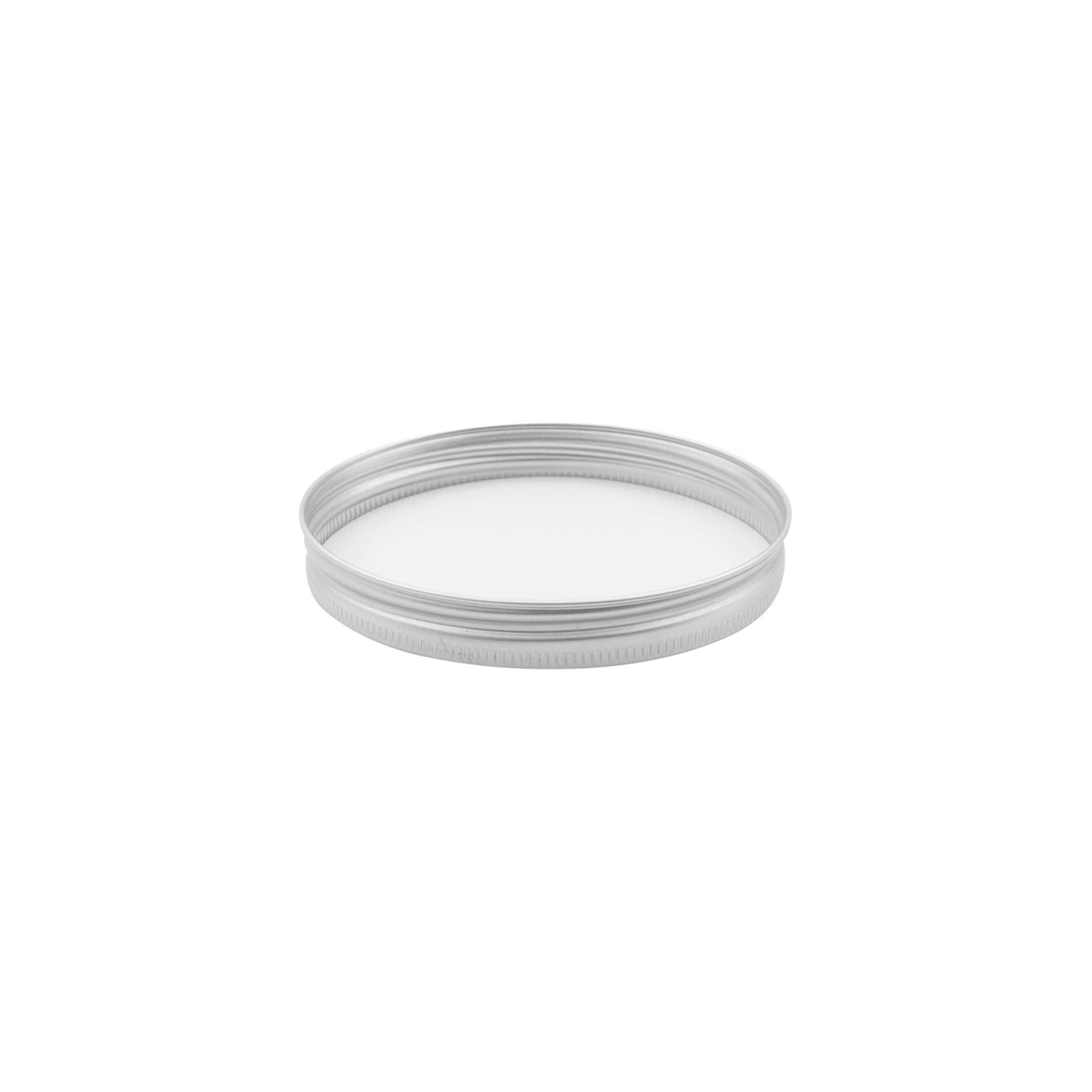 Tampa de rosca, metal, prateado, para boca: GPI 70/400