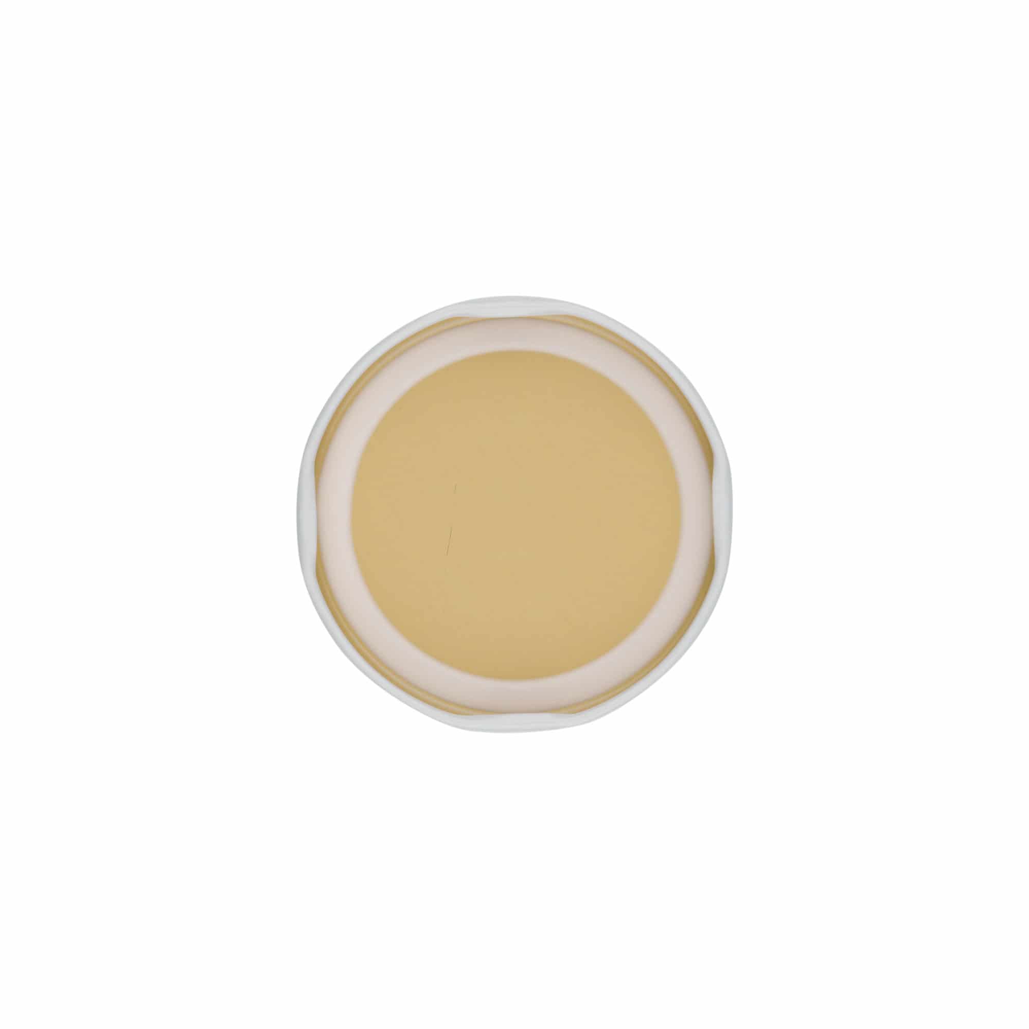 Tampa Twist-Off, folha de flandres, branco, para boca: TO 63
