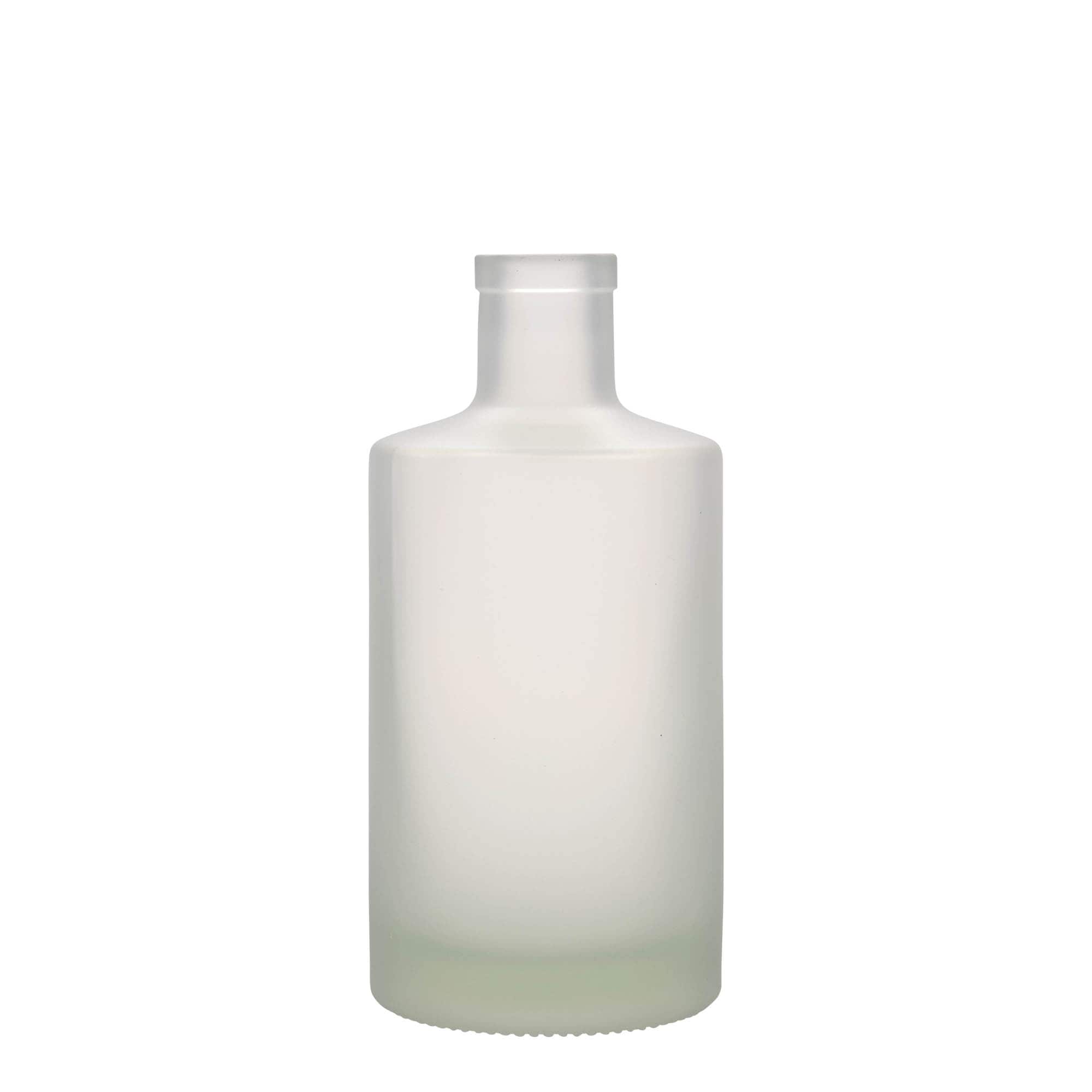 Garrafa de vidro de 500 ml 'Caroline', congelada, boca: cortiça