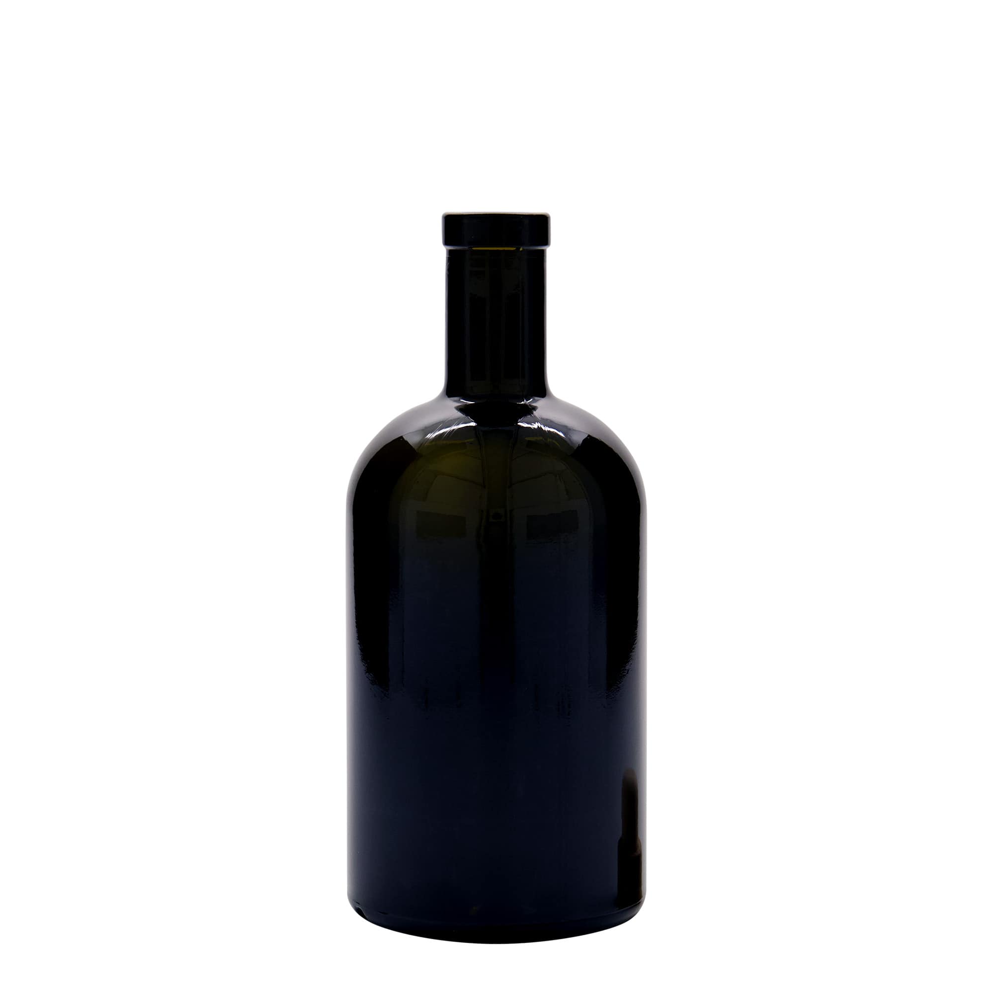 Frasco de vidro de 500 ml 'Farmacia', verde antigo, boca: cortiça