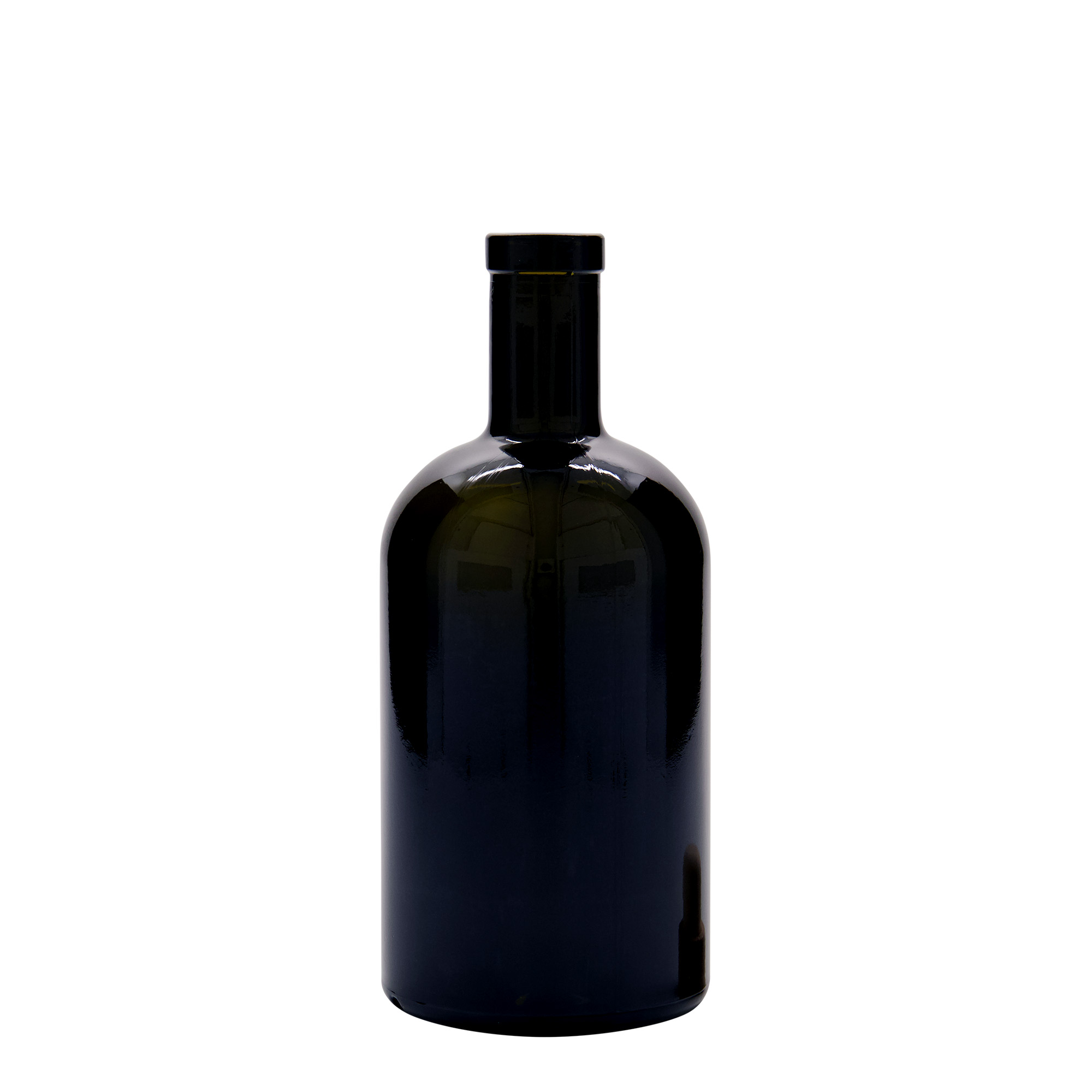 Frasco de vidro de 500 ml 'Farmacia', verde antigo, boca: cortiça