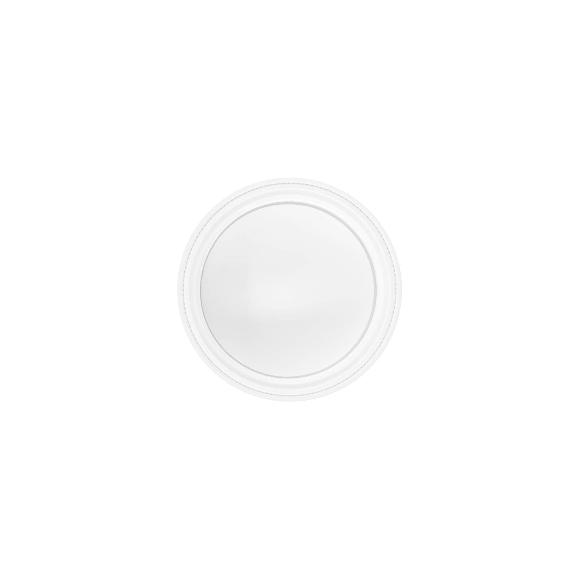 Tampa de rosca 30 ml, plástico SAN, branco Tampa de rosca 30 ml, plástico SAN, branco