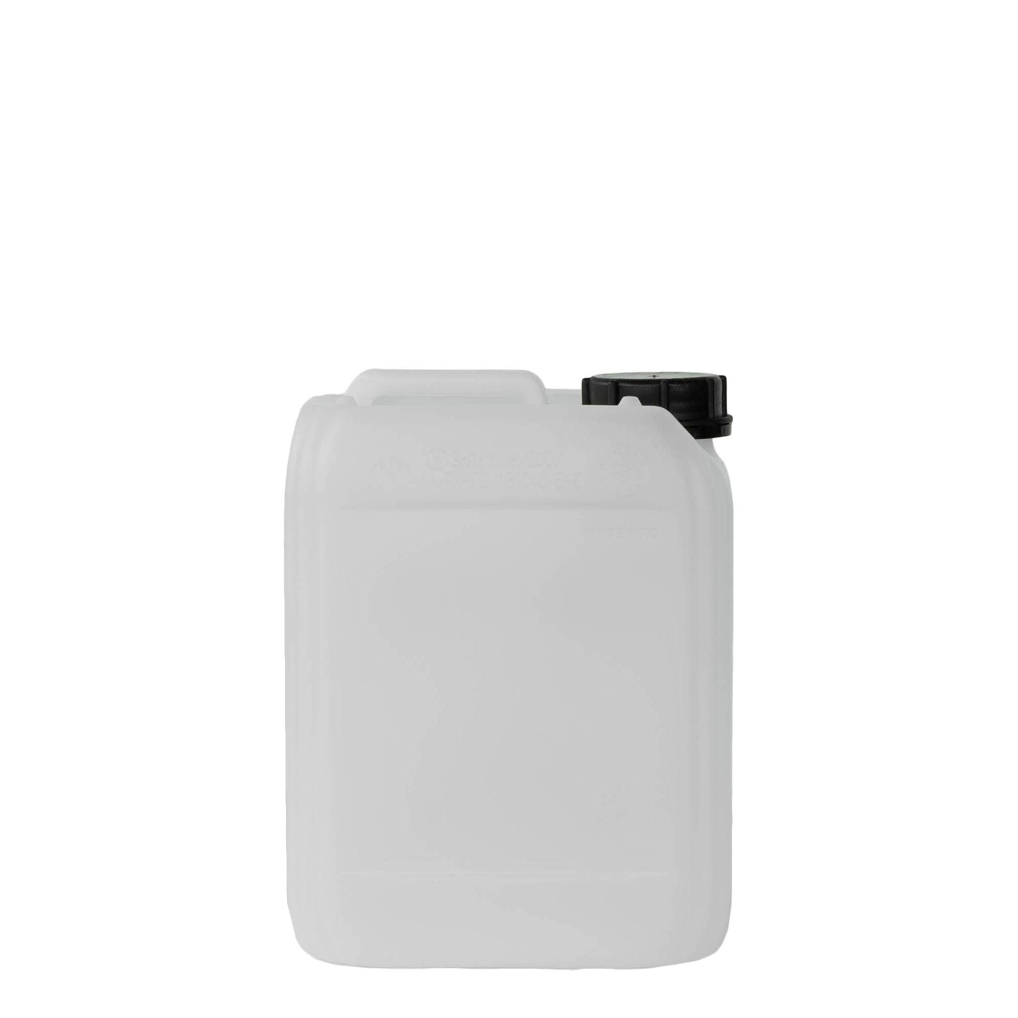 5 l contentor, retangular, plástico HDPE, natural, abertura: ND 55