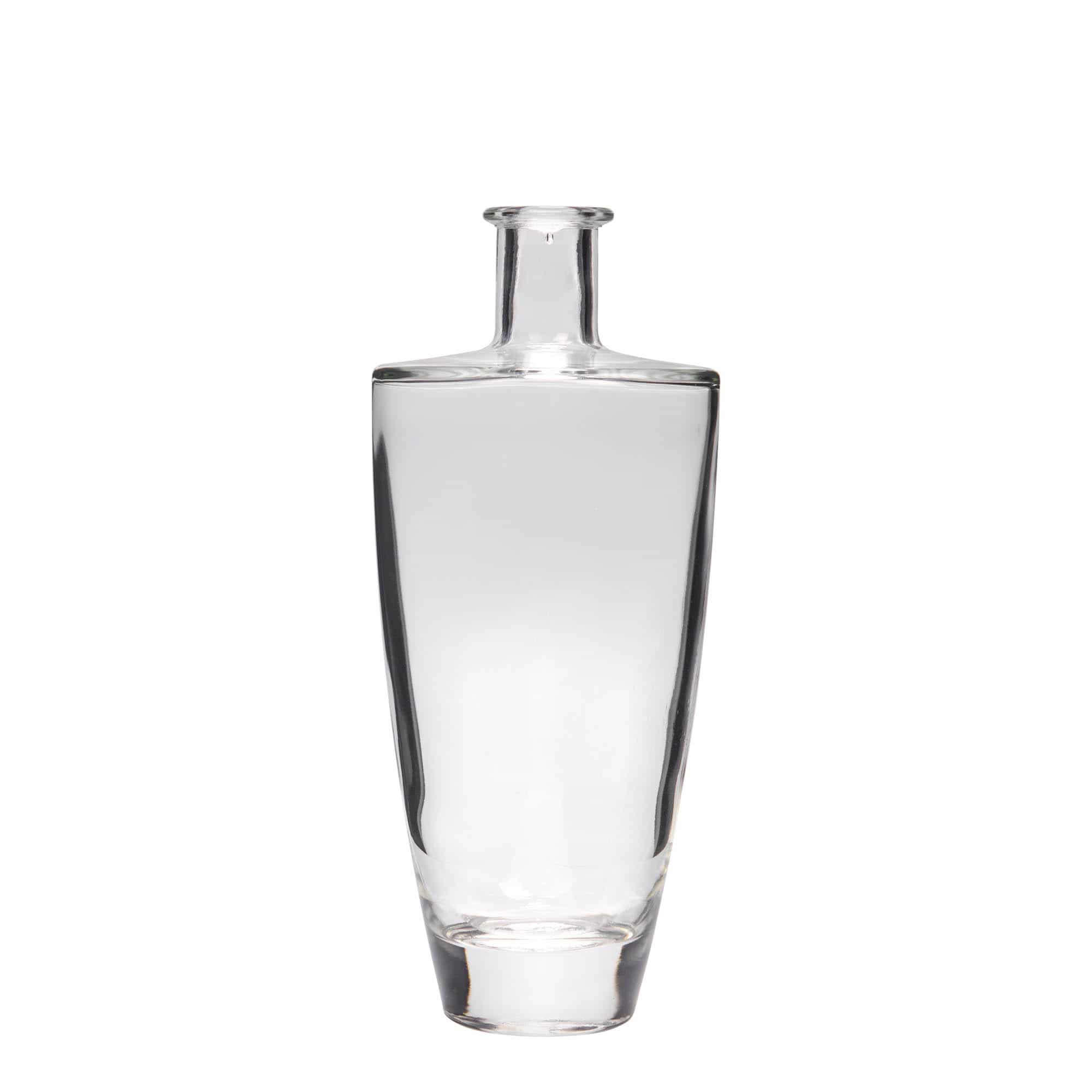 500 ml Garrafa de vidro 'Vanessa', oval, boca: Cortiça 500 ml Garrafa de vidro 'Vanessa', oval, boca: Cortiça
